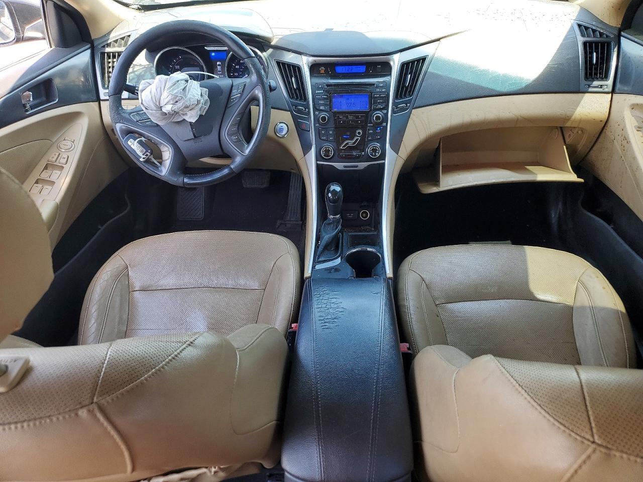 2012 Hyundai Sonata Hybrid Угольный vin: KMHEC4A49CA034552