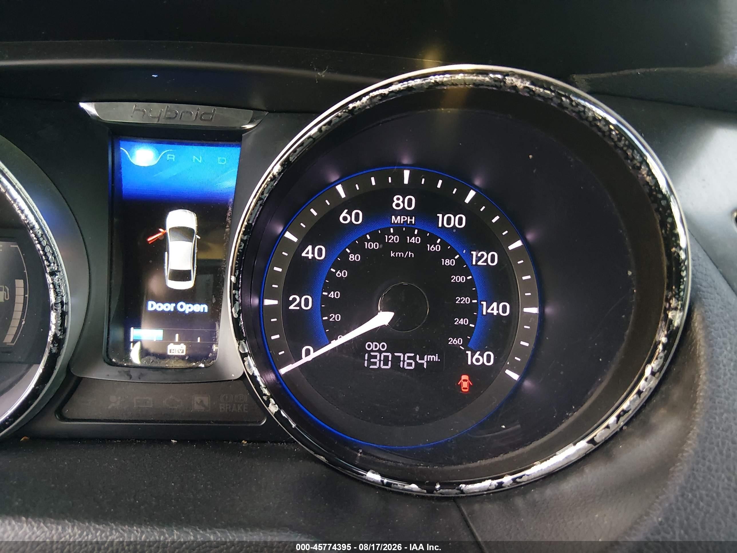 2013 Hyundai Sonata Hybrid Gray vin: KMHEC4A49DA070176