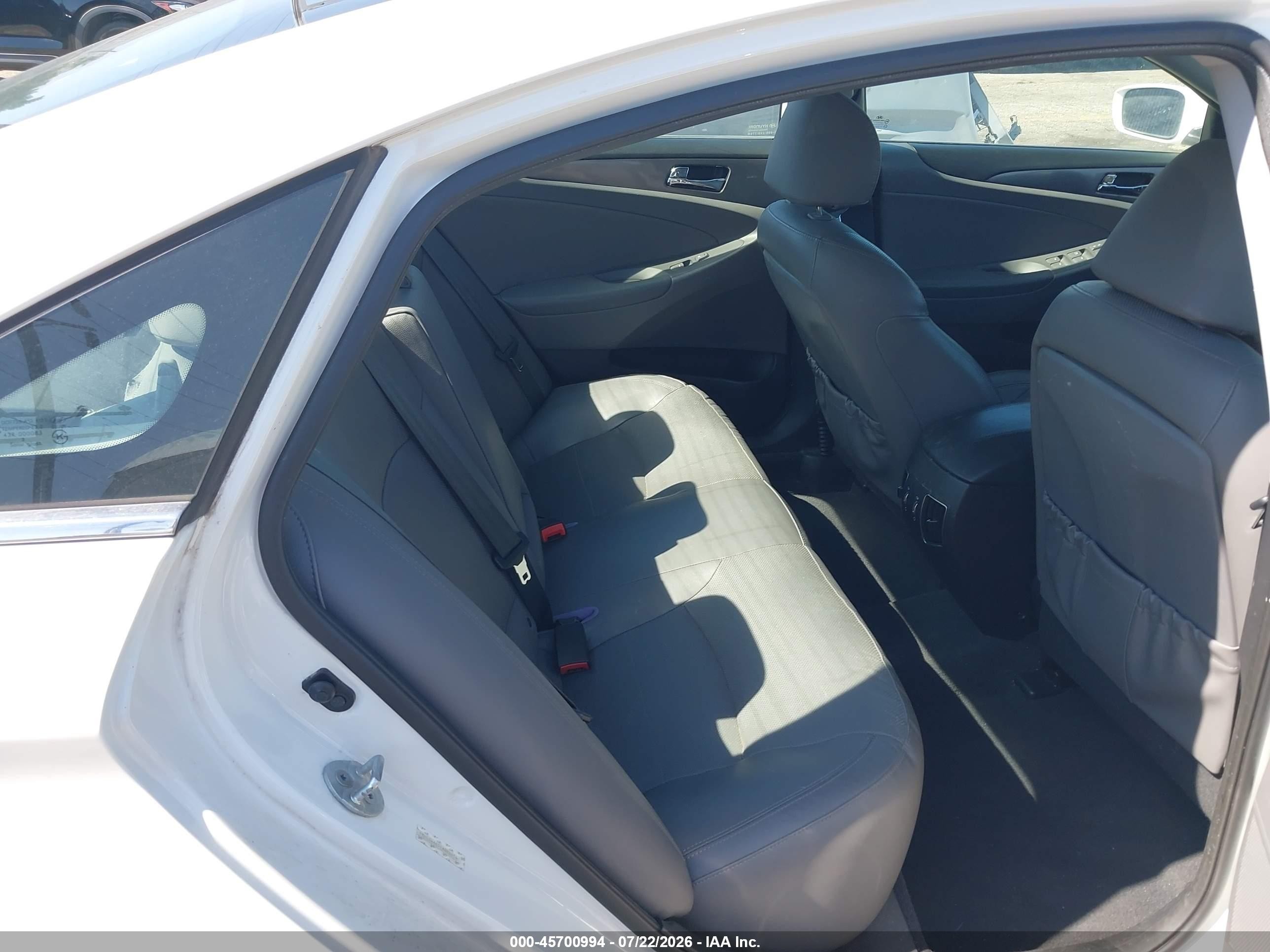 2013 Hyundai Sonata Hybrid Limited White vin: KMHEC4A49DA070954