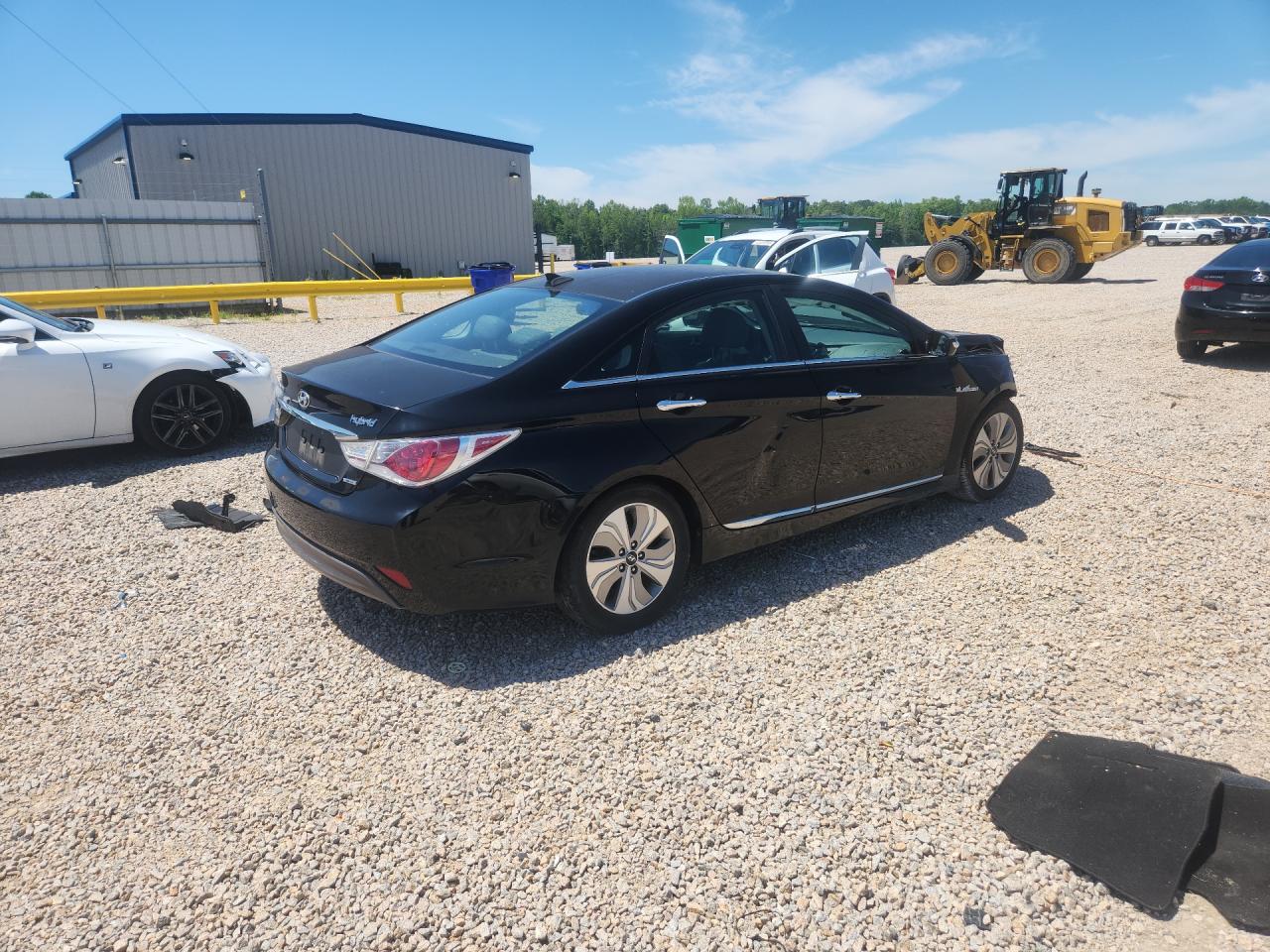 2013 Hyundai Sonata Hybrid Black vin: KMHEC4A49DA074597