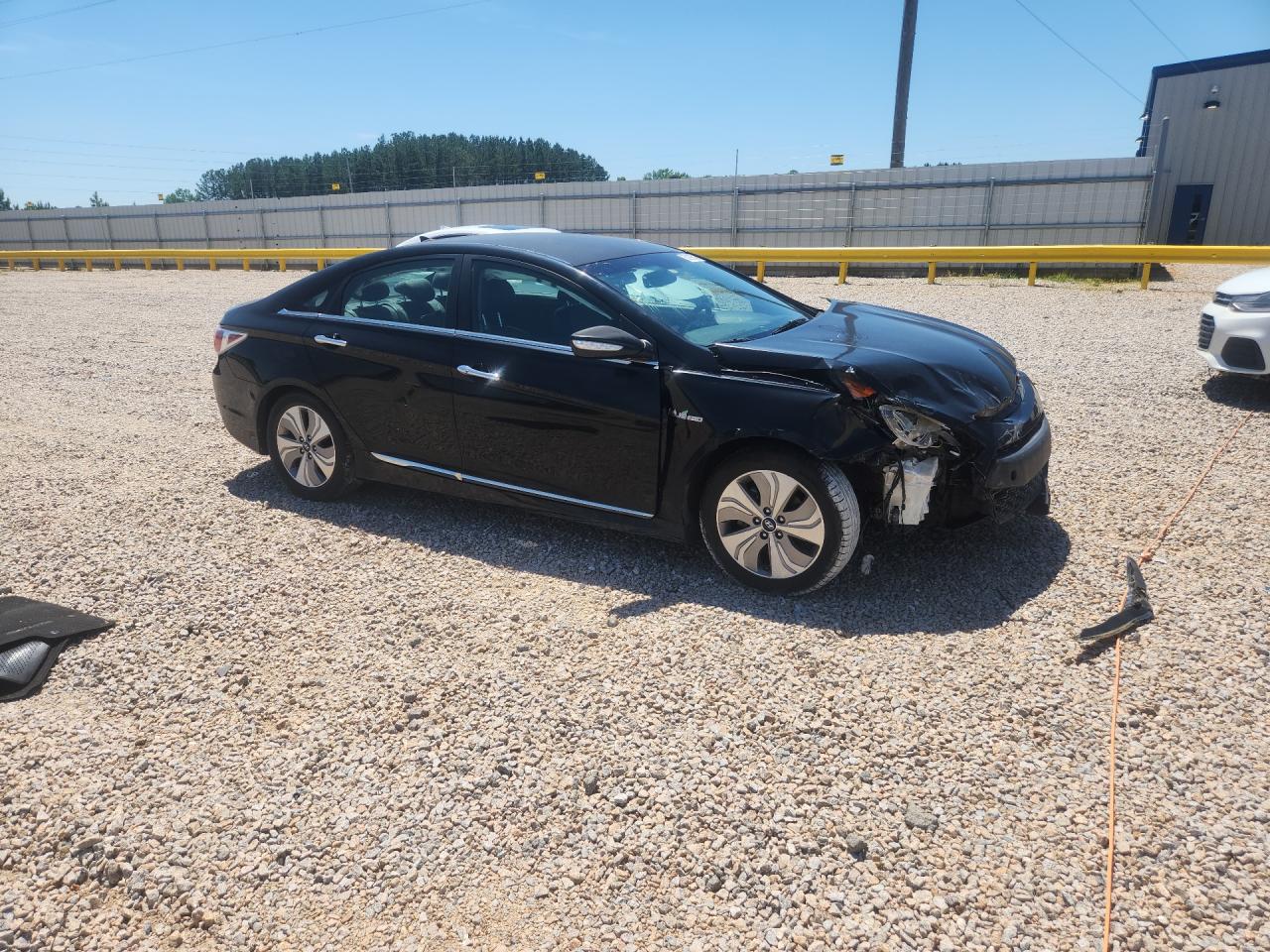 2013 Hyundai Sonata Hybrid Black vin: KMHEC4A49DA074597