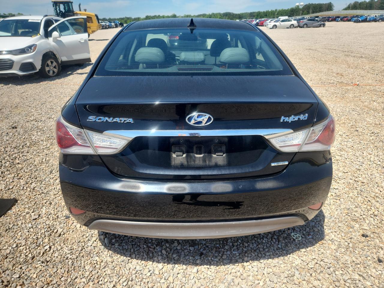 2013 Hyundai Sonata Hybrid Black vin: KMHEC4A49DA074597