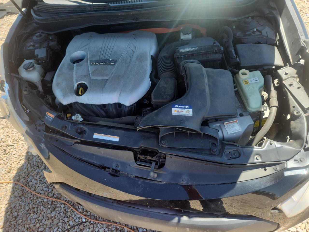 2013 Hyundai Sonata Hybrid Black vin: KMHEC4A49DA074597