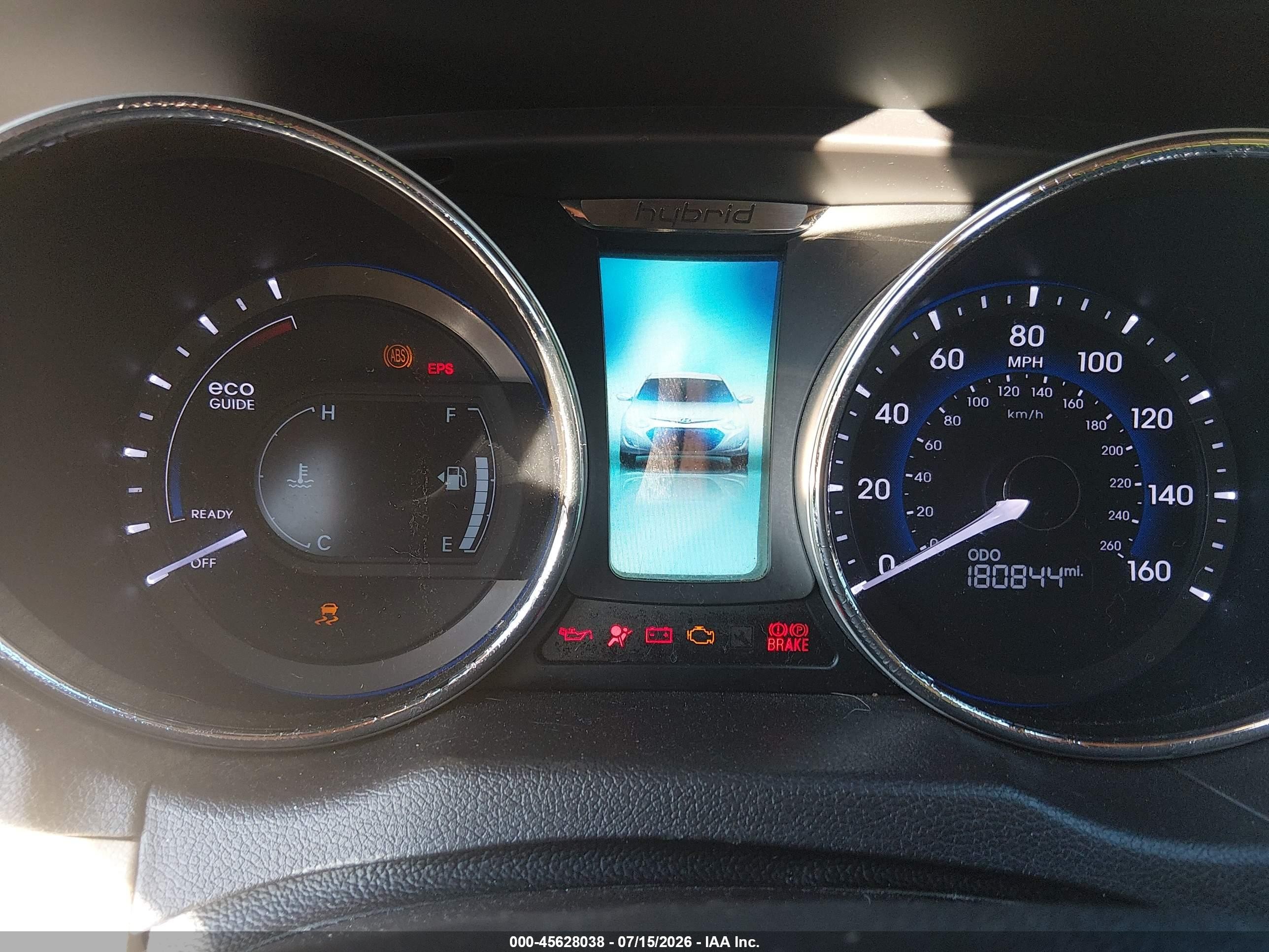 2013 Hyundai Sonata Hybrid Limited Red vin: KMHEC4A49DA080612