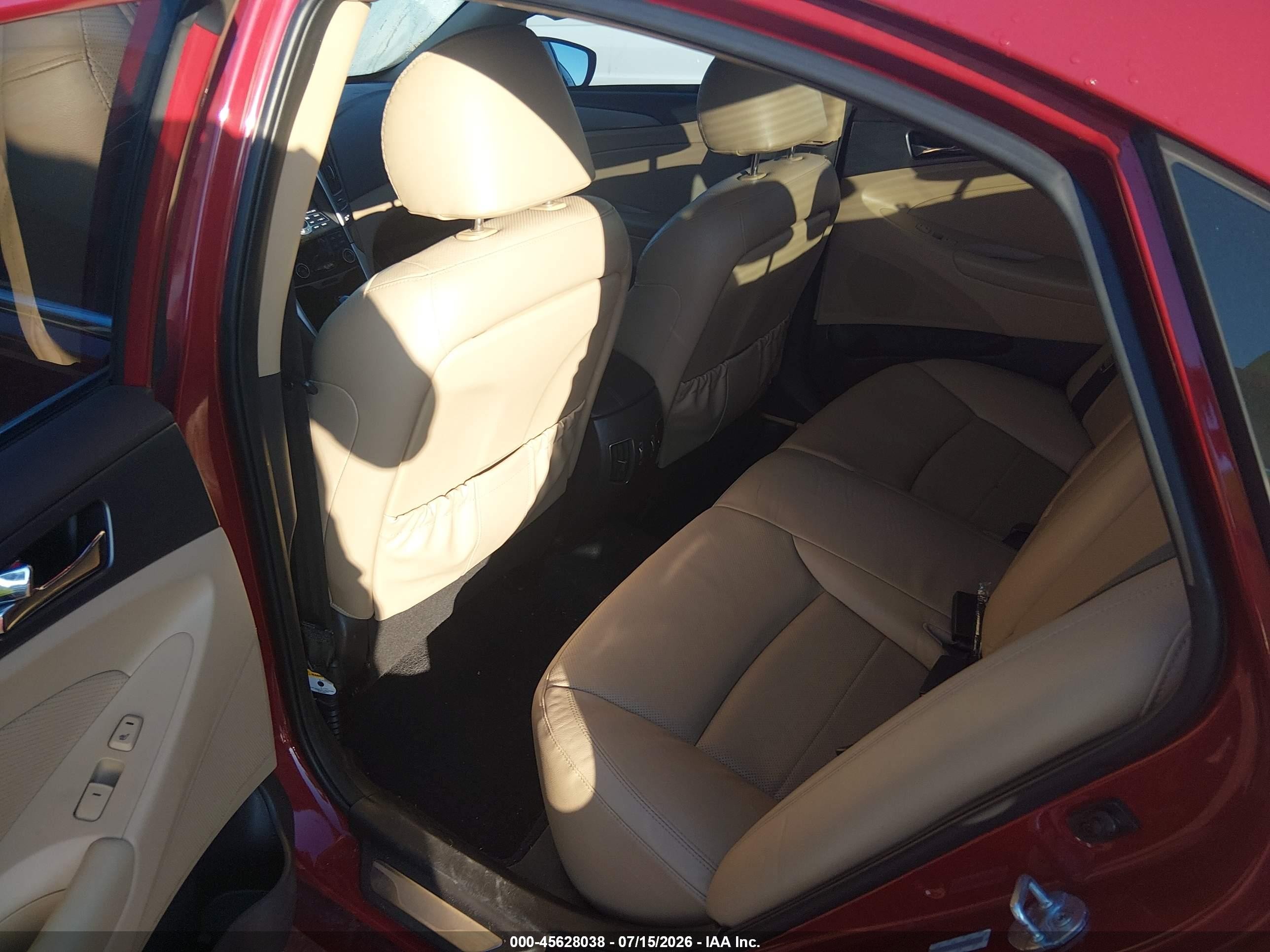2013 Hyundai Sonata Hybrid Limited Red vin: KMHEC4A49DA080612