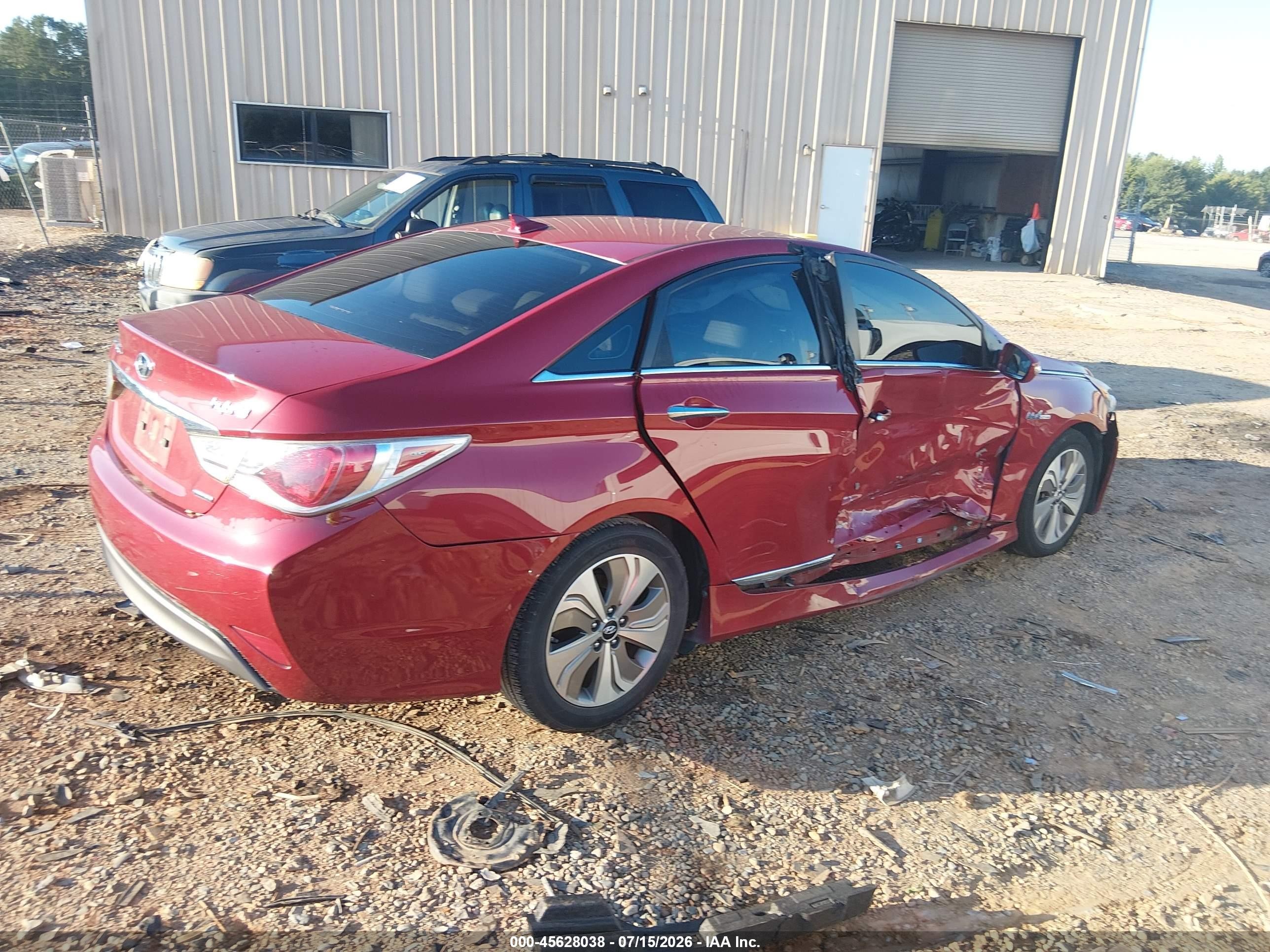 2013 Hyundai Sonata Hybrid Limited Red vin: KMHEC4A49DA080612