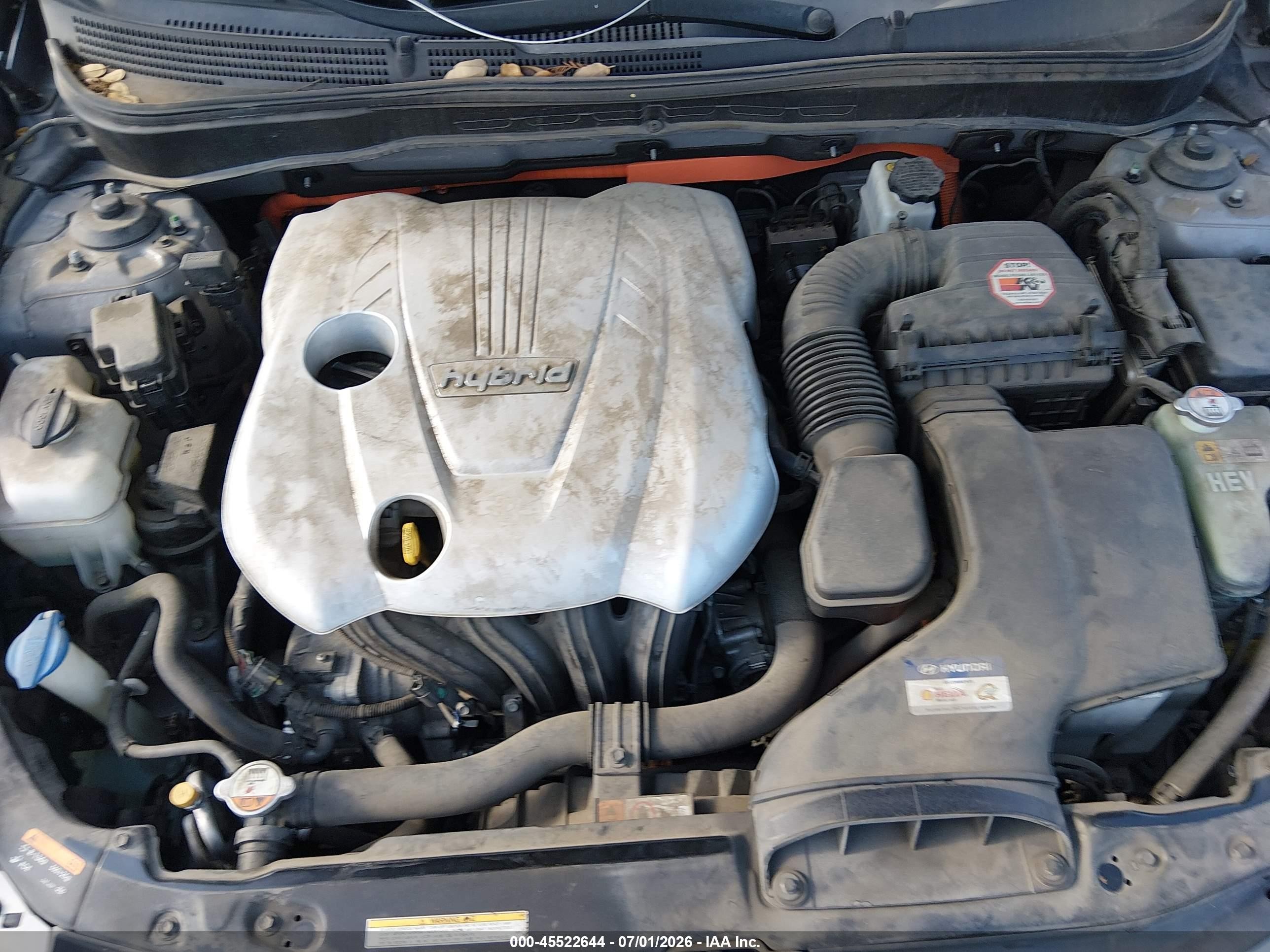 2013 Hyundai Sonata Hybrid Limited Silver vin: KMHEC4A49DA091870