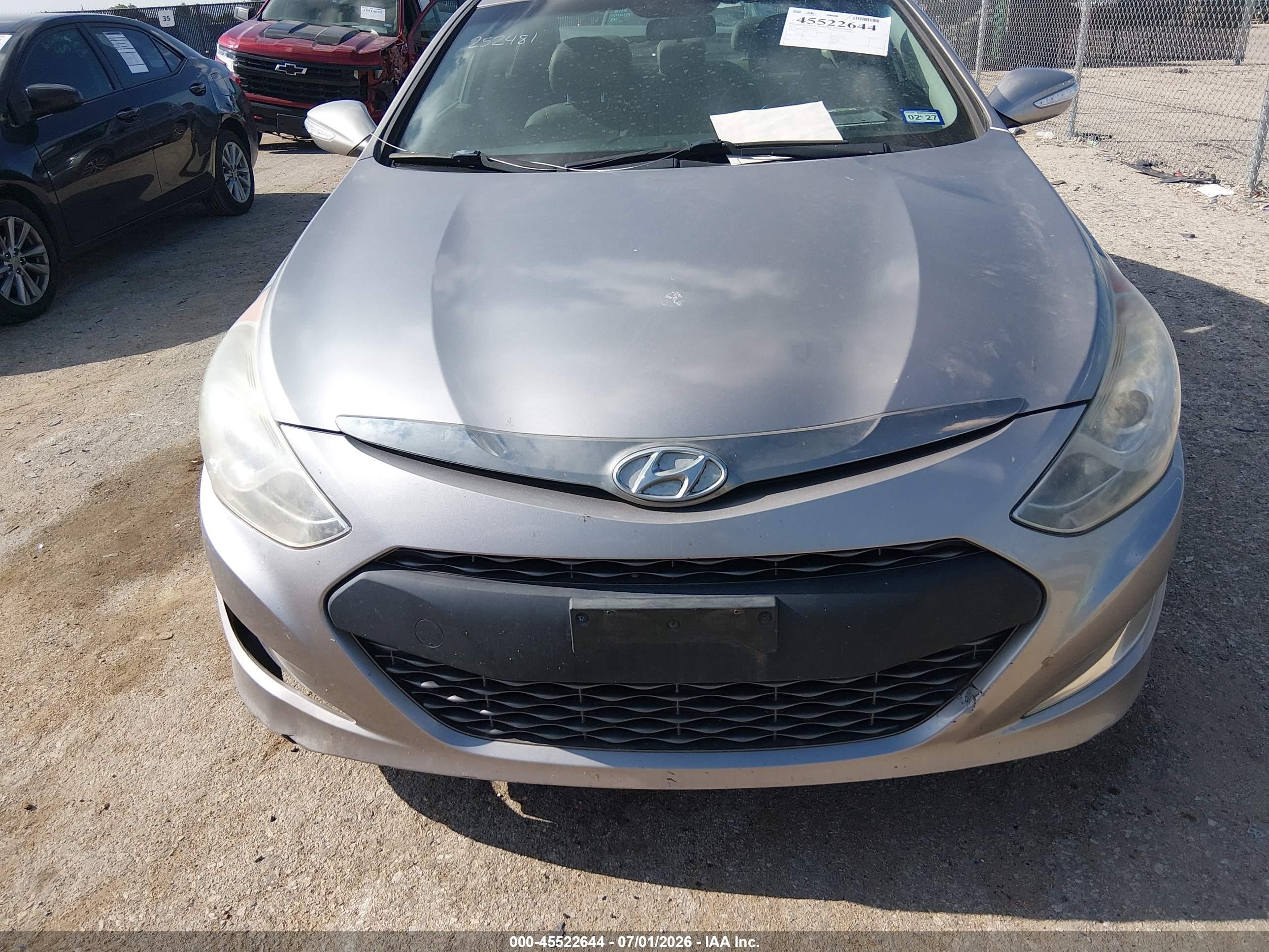 2013 Hyundai Sonata Hybrid Limited Silver vin: KMHEC4A49DA091870