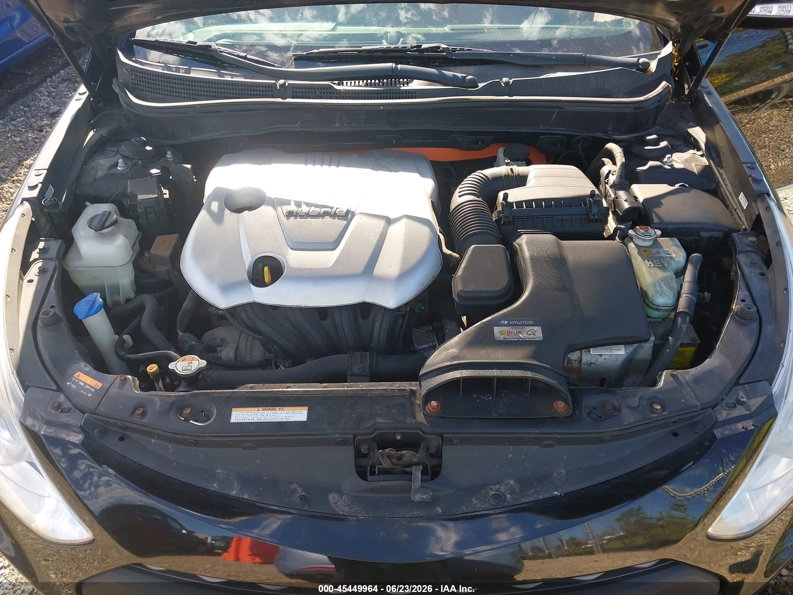 2013 Hyundai Sonata Hybrid Limited Black vin: KMHEC4A49DA095305