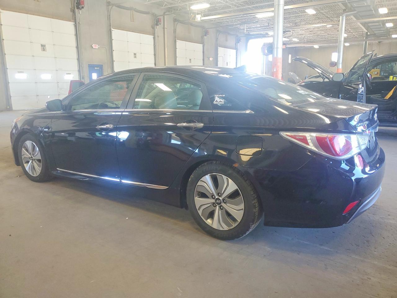 2013 Hyundai Sonata Hybrid Black vin: KMHEC4A49DA097281