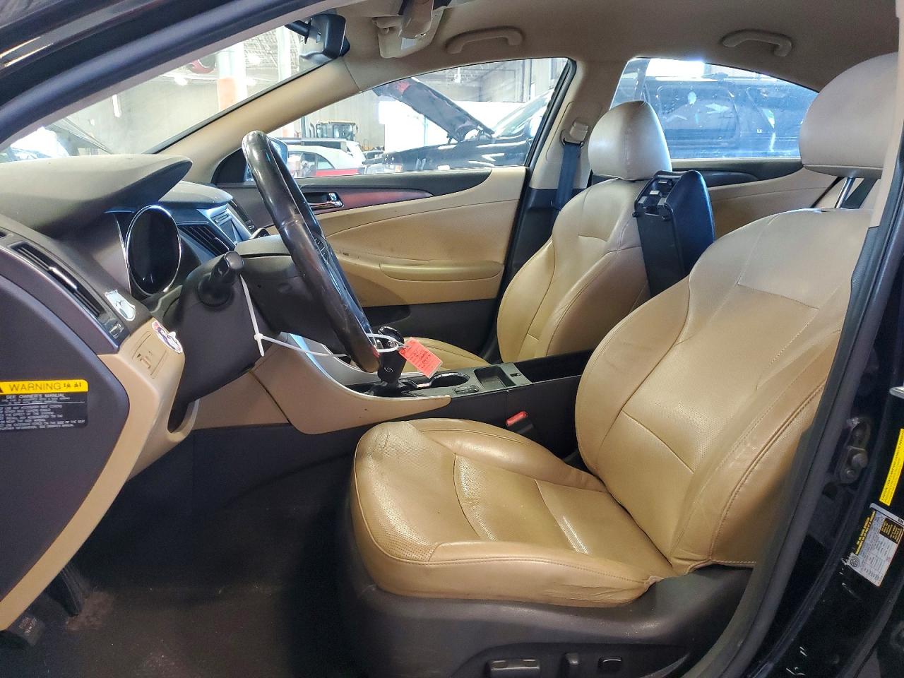 2013 Hyundai Sonata Hybrid Black vin: KMHEC4A49DA097281