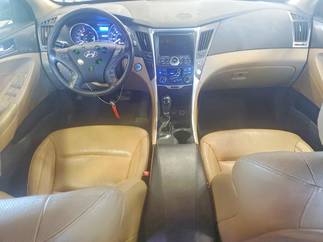 2013 Hyundai Sonata Hybrid Black vin: KMHEC4A49DA097281