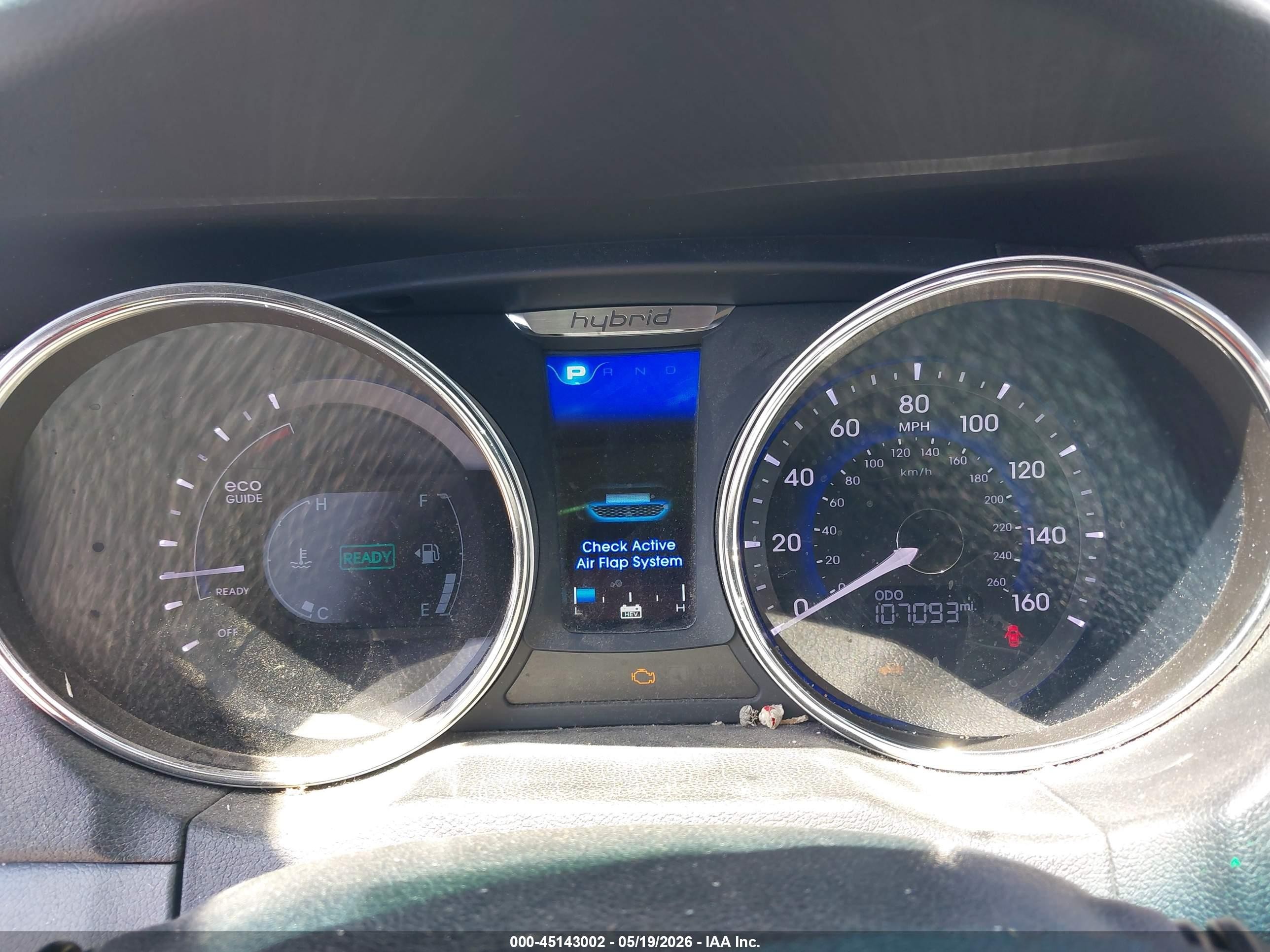 2014 Hyundai Sonata Hybrid   White vin: KMHEC4A49EA116588
