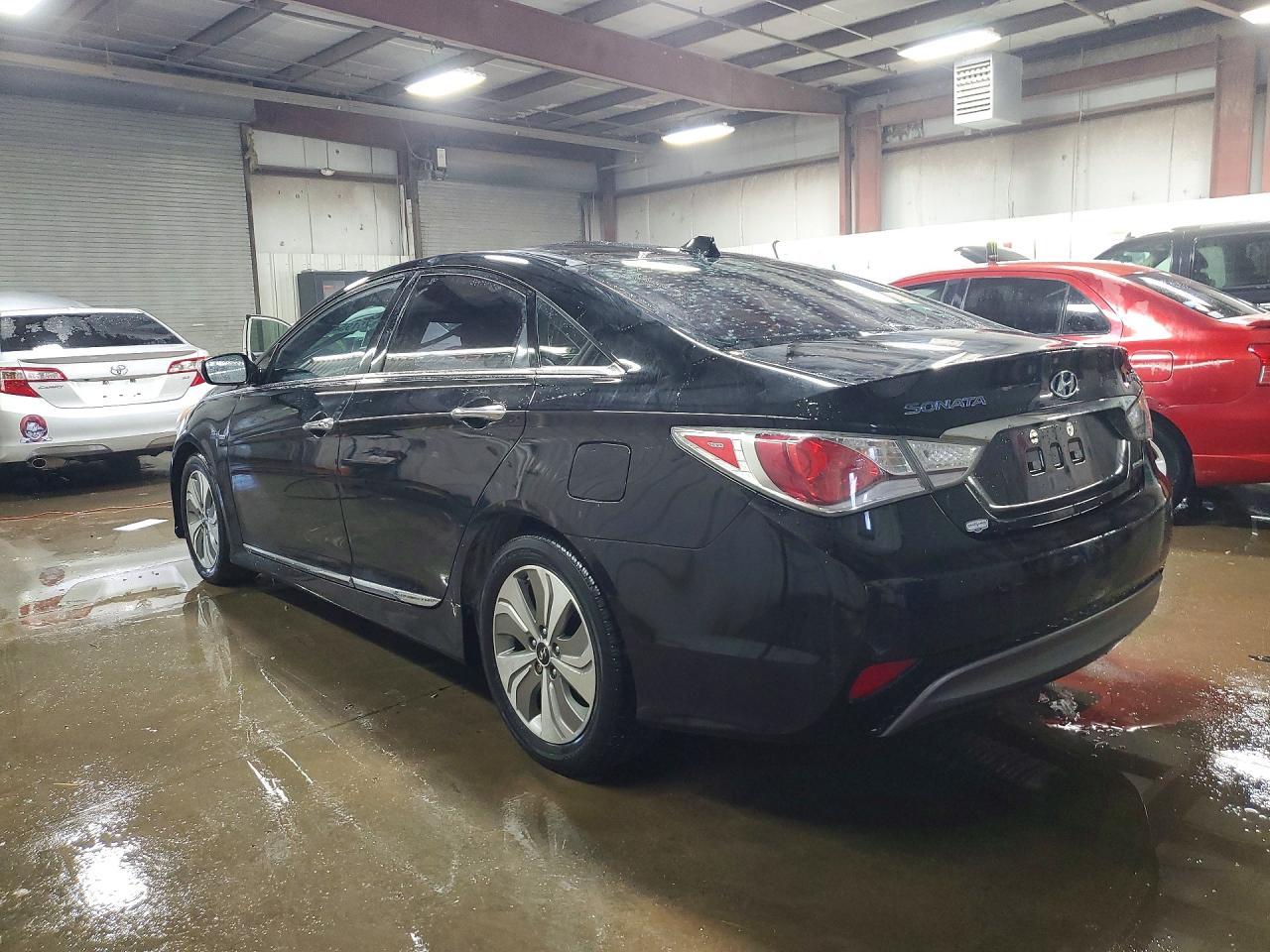 2015 Hyundai Sonata Hybrid Limited Black vin: KMHEC4A49FA124157