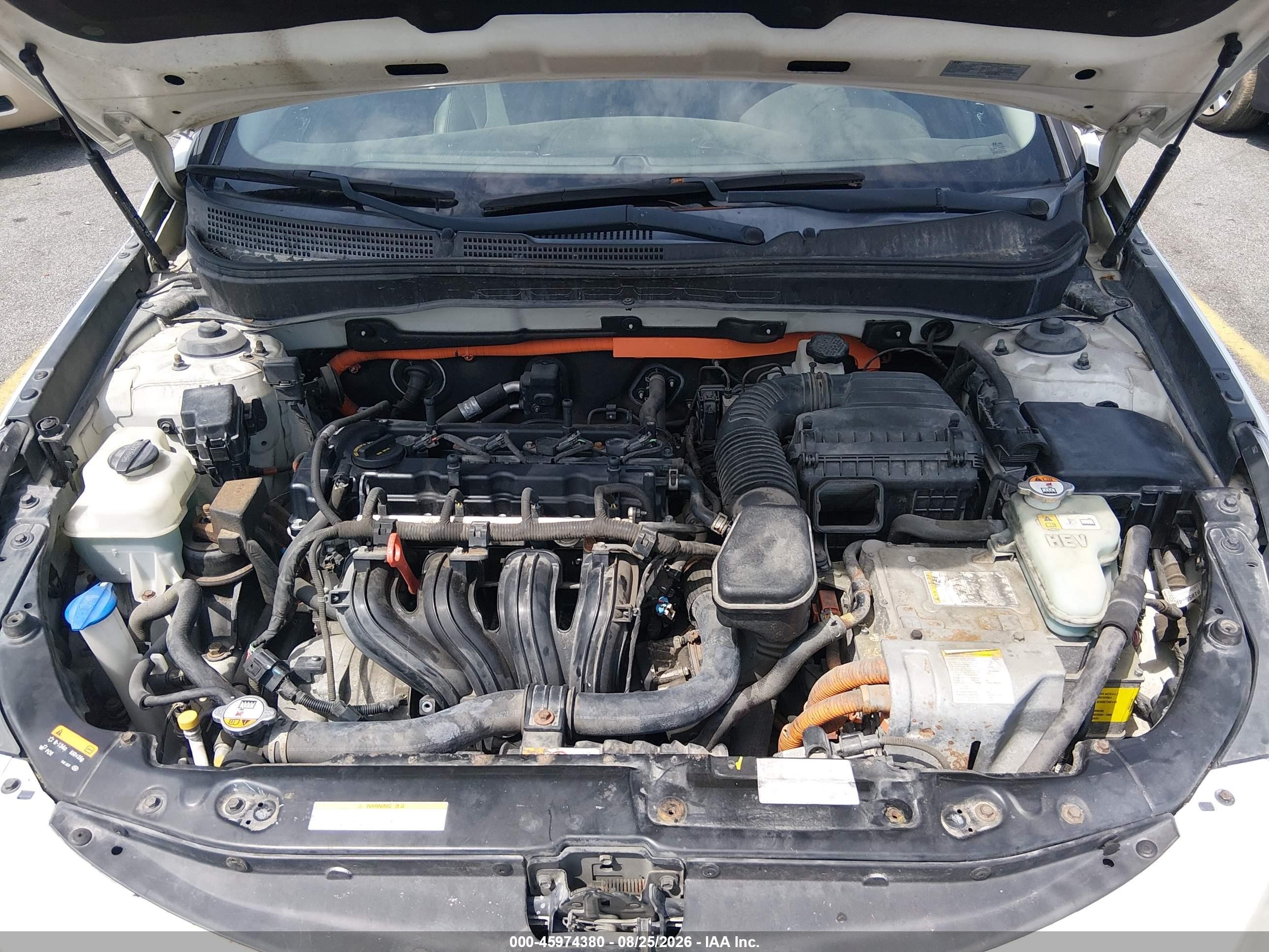 2015 Hyundai Sonata Hybrid Limited Белый vin: KMHEC4A49FA125292