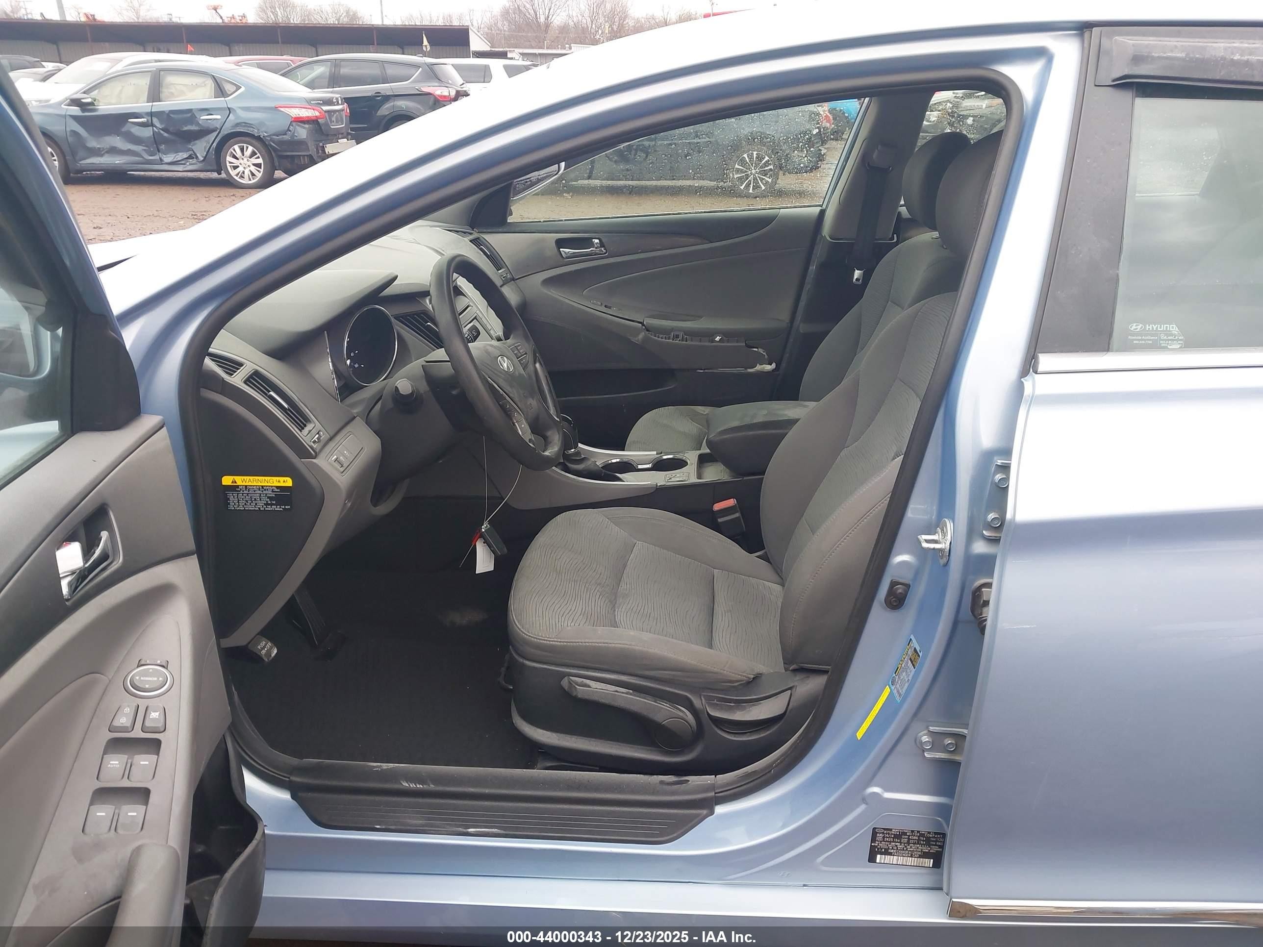 2015 Hyundai Sonata Hybrid   Синий vin: KMHEC4A49FA126961