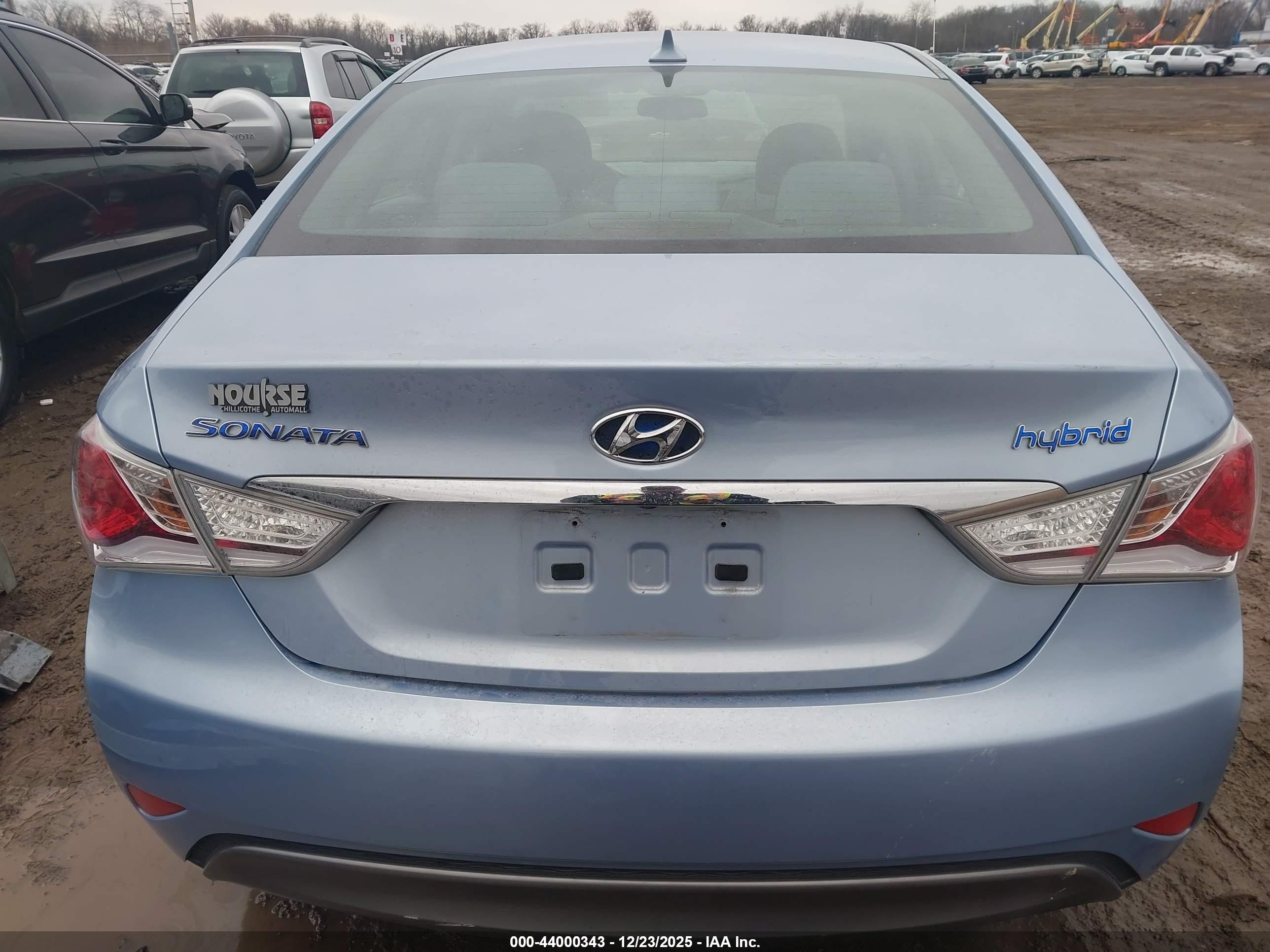 2015 Hyundai Sonata Hybrid   Синий vin: KMHEC4A49FA126961