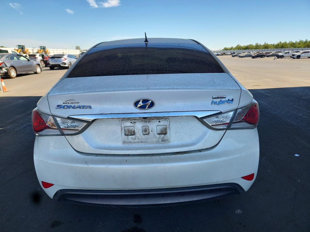 2015 Hyundai Sonata Hybrid Limited Белый vin: KMHEC4A49FA127303