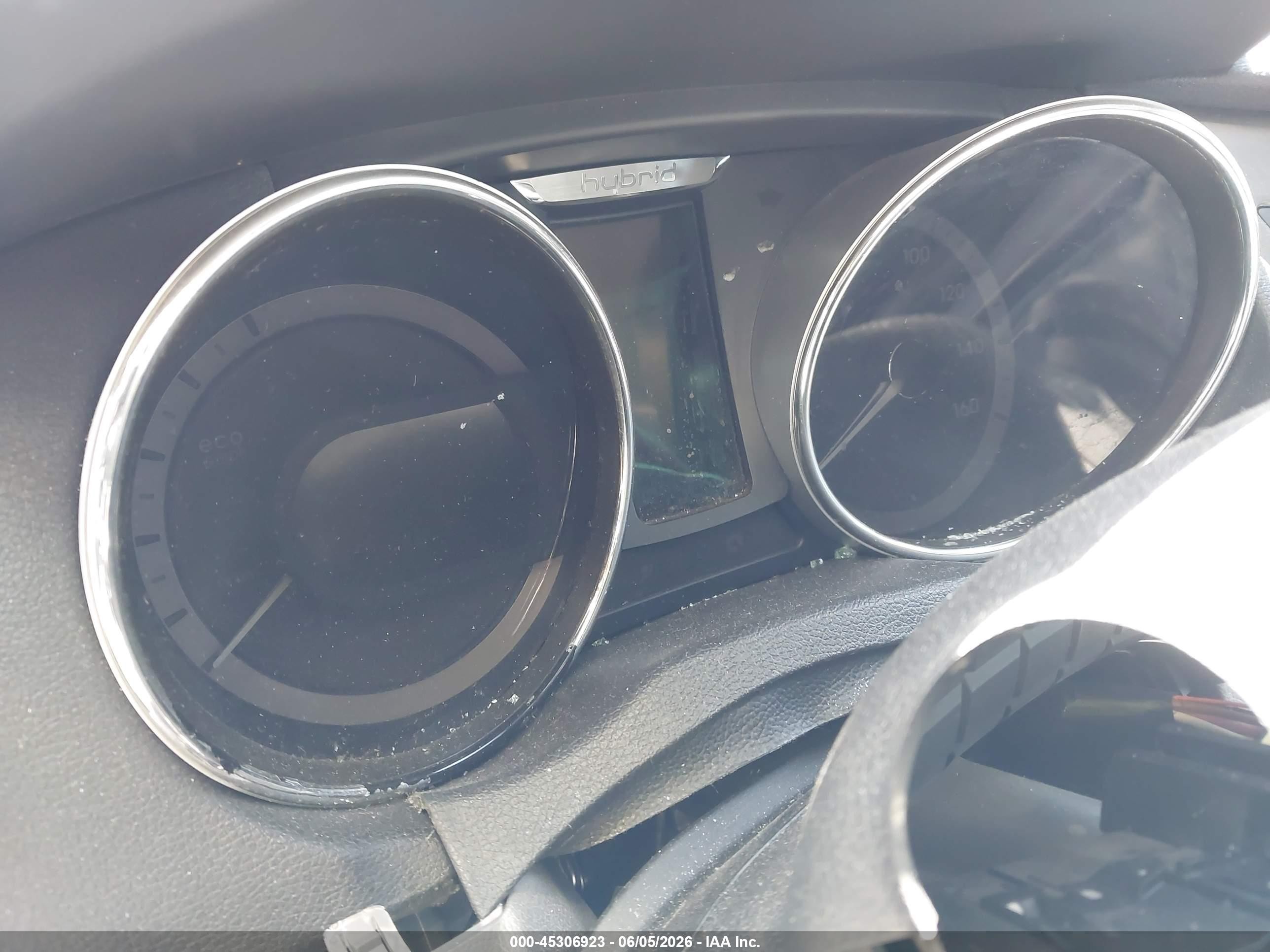 2015 Hyundai Sonata Hybrid Limited Черный vin: KMHEC4A49FA129309