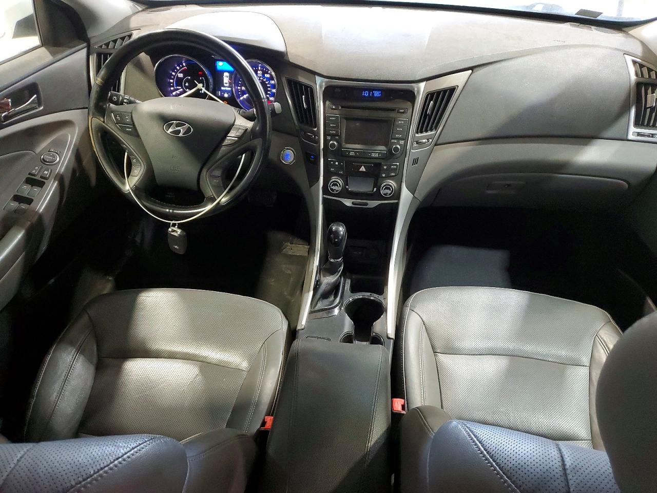 2015 Hyundai Sonata Hybrid Limited White vin: KMHEC4A49FA131500