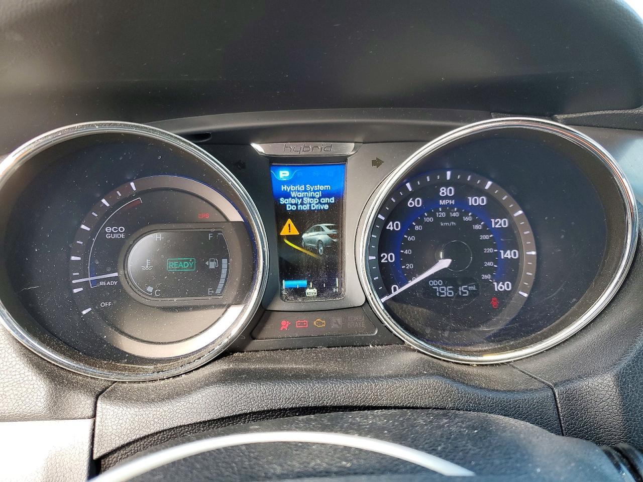 2015 Hyundai Sonata Hybrid Base Black vin: KMHEC4A49FA133036