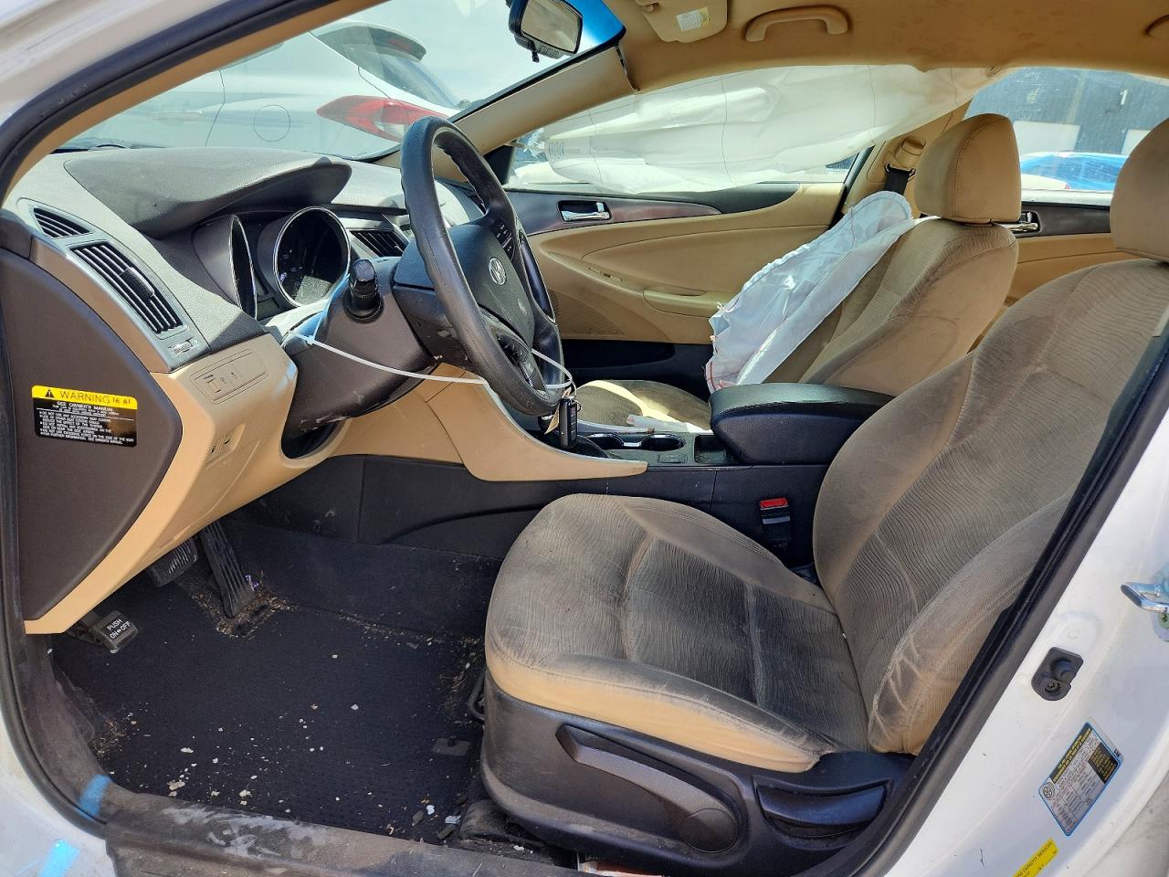 2015 Hyundai Sonata Hybrid Base White vin: KMHEC4A49FA133649