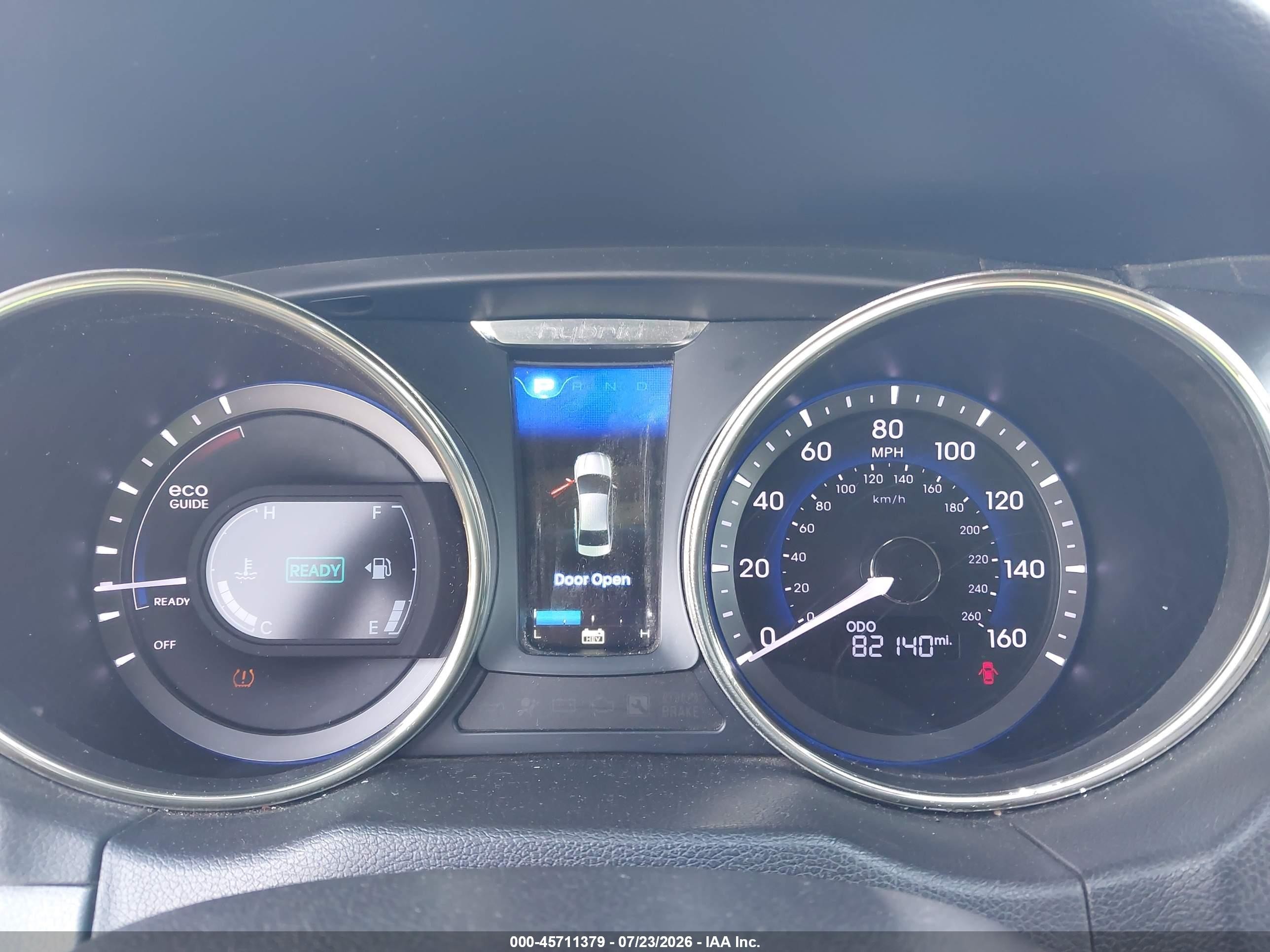 2011 Hyundai Sonata Hybrid   Light Blue vin: KMHEC4A4XBA001509