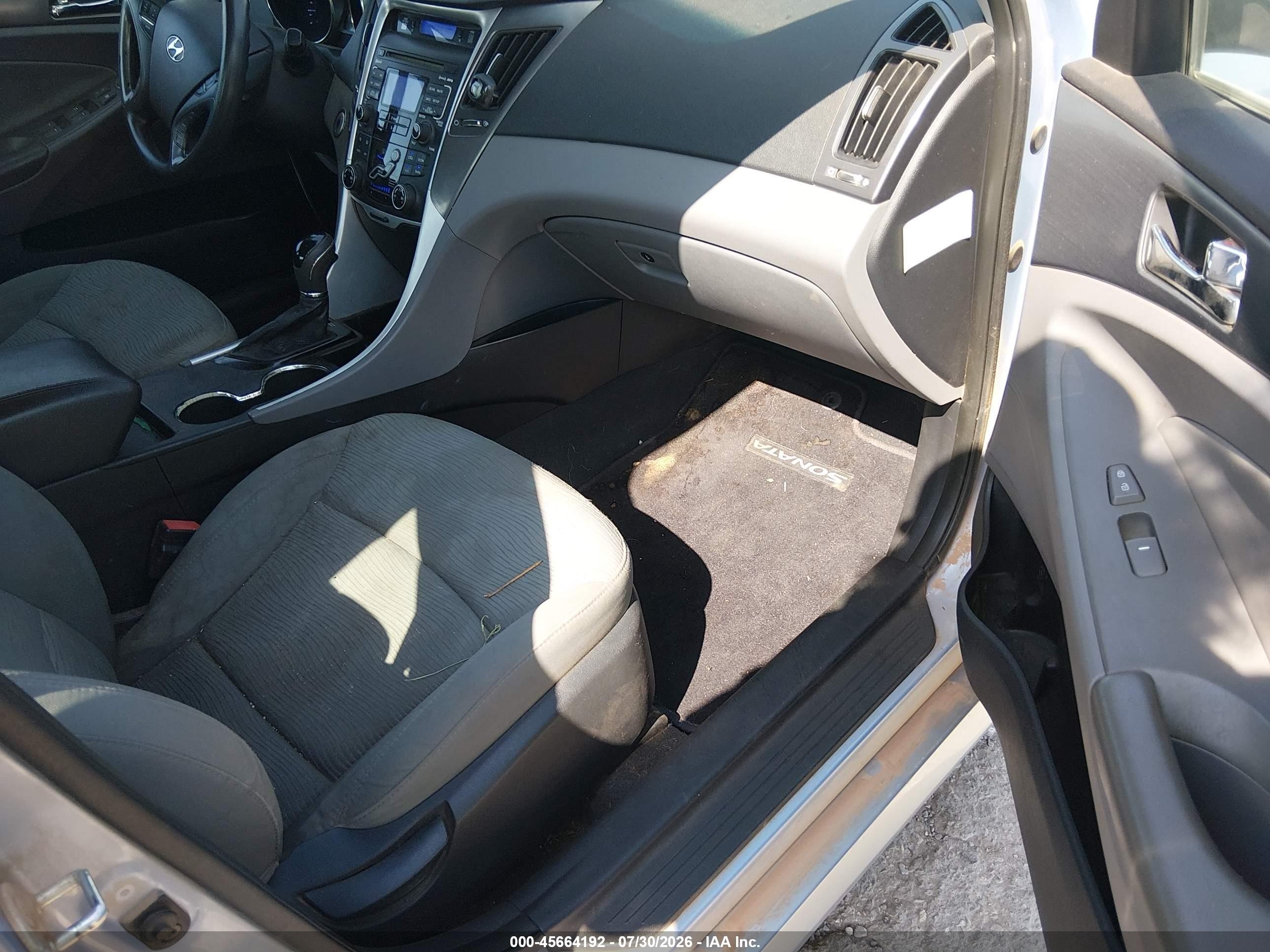 2011 Hyundai Sonata Hybrid   Light Blue vin: KMHEC4A4XBA005480