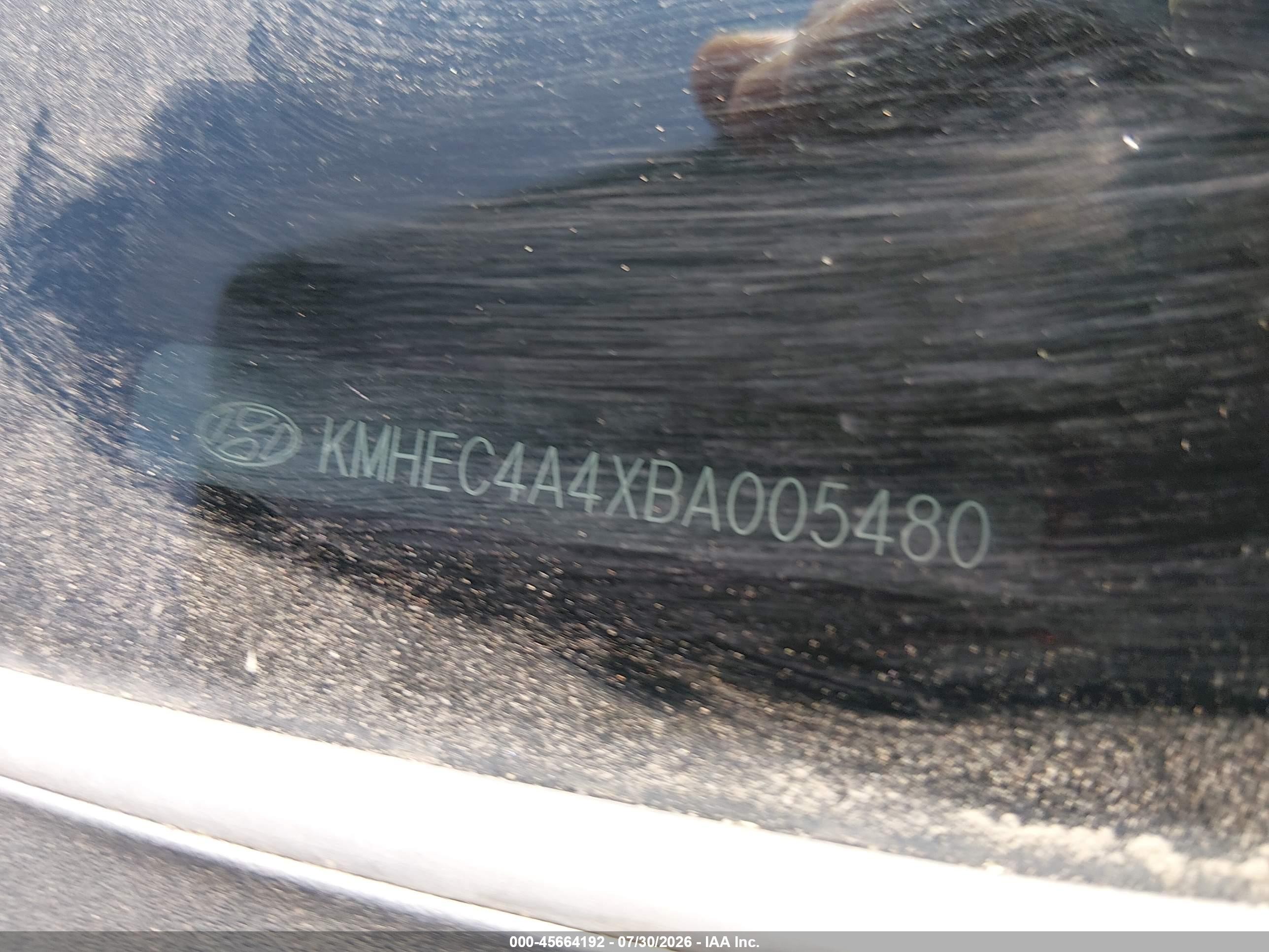 2011 Hyundai Sonata Hybrid   Light Blue vin: KMHEC4A4XBA005480