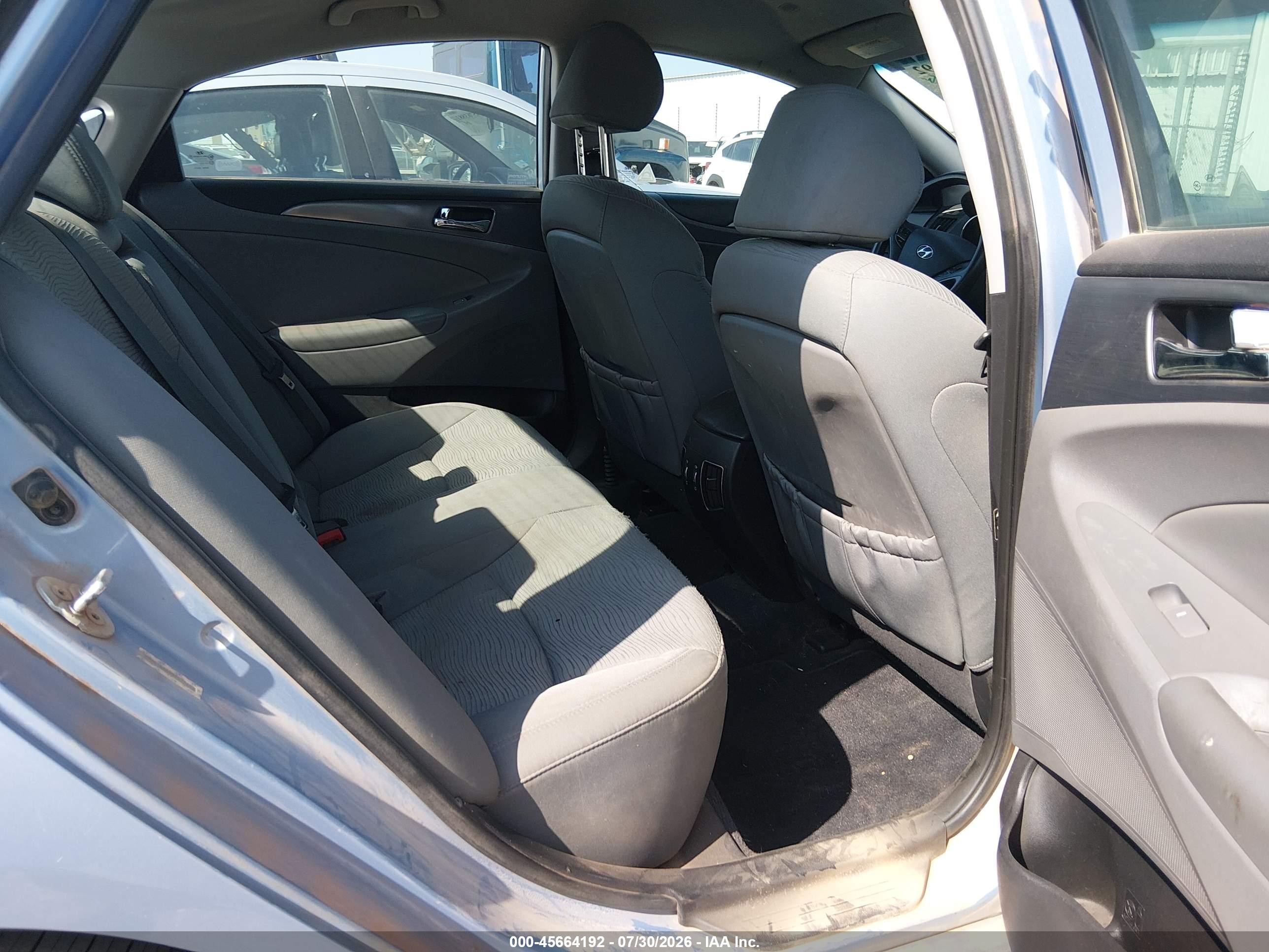 2011 Hyundai Sonata Hybrid   Light Blue vin: KMHEC4A4XBA005480