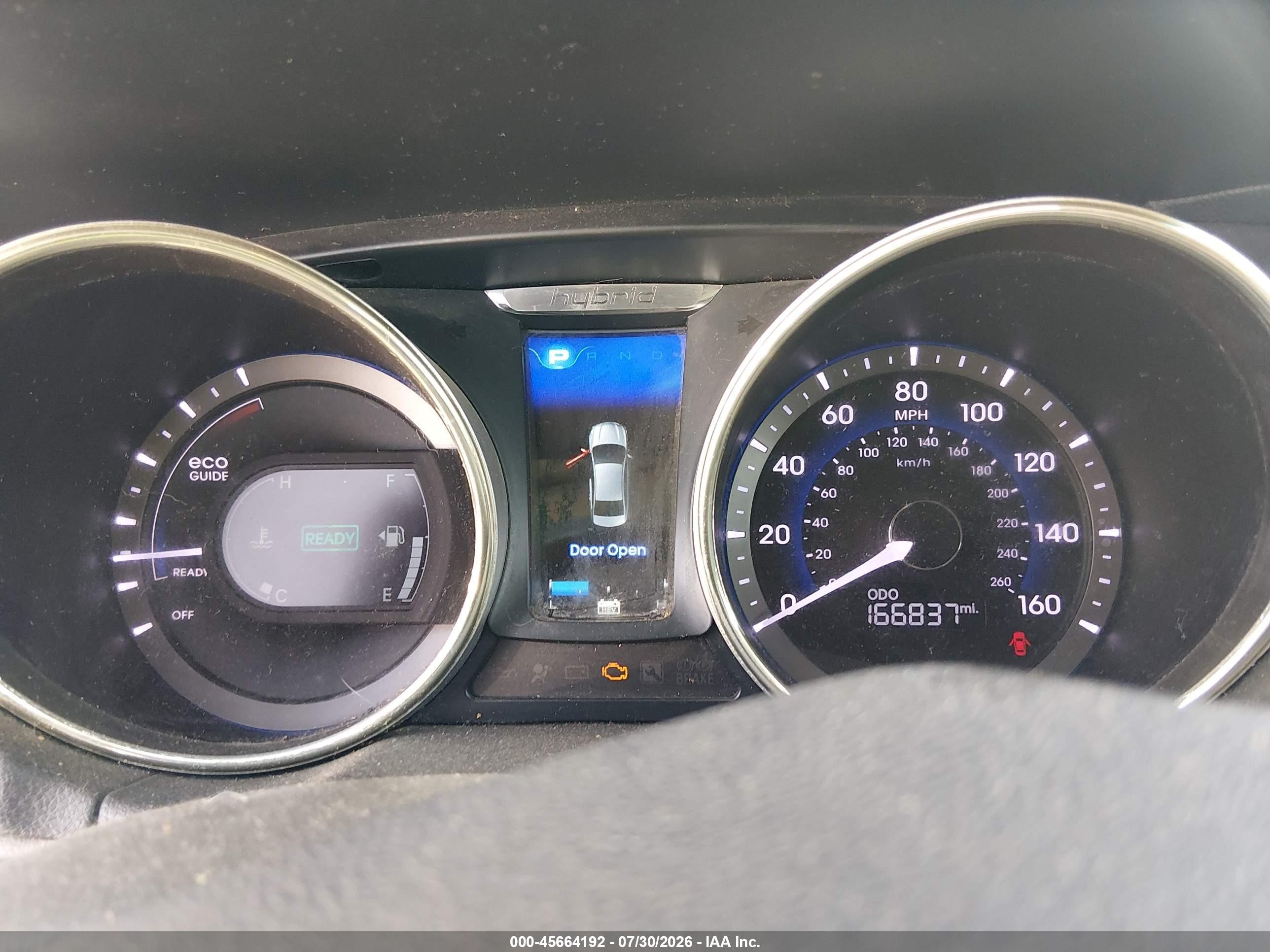2011 Hyundai Sonata Hybrid   Light Blue vin: KMHEC4A4XBA005480