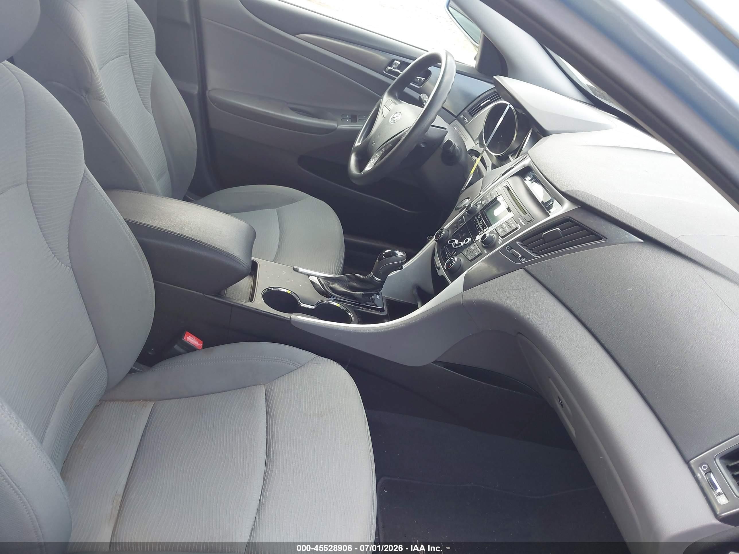 2011 Hyundai Sonata Hybrid   Light Blue vin: KMHEC4A4XBA006578