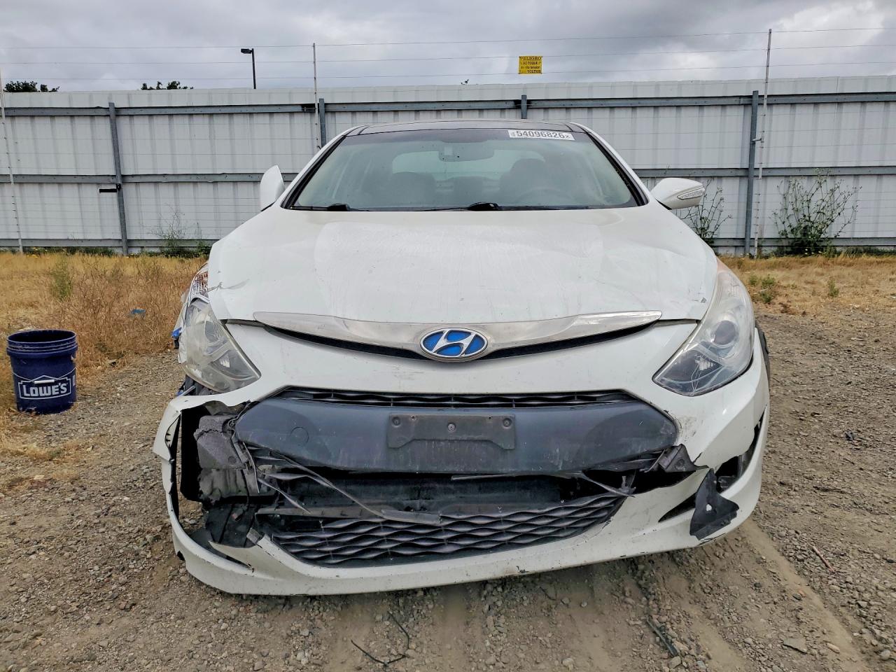 2011 Hyundai Sonata Hybrid White vin: KMHEC4A4XBA013854