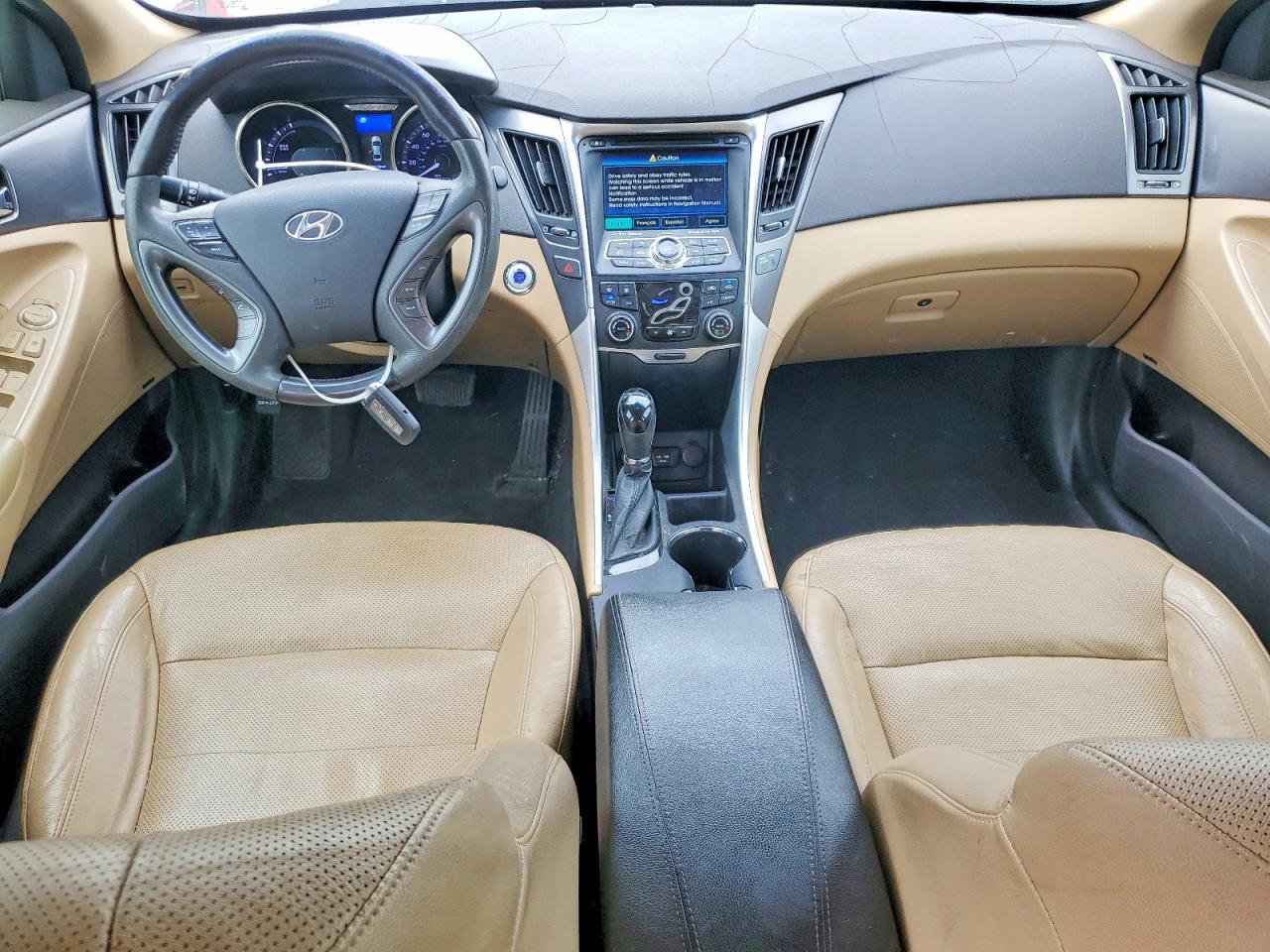 2011 Hyundai Sonata Hybrid White vin: KMHEC4A4XBA013854
