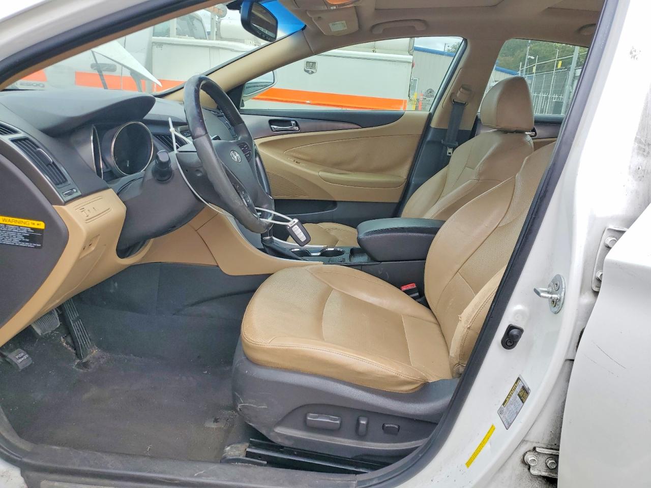 2011 Hyundai Sonata Hybrid White vin: KMHEC4A4XBA013854