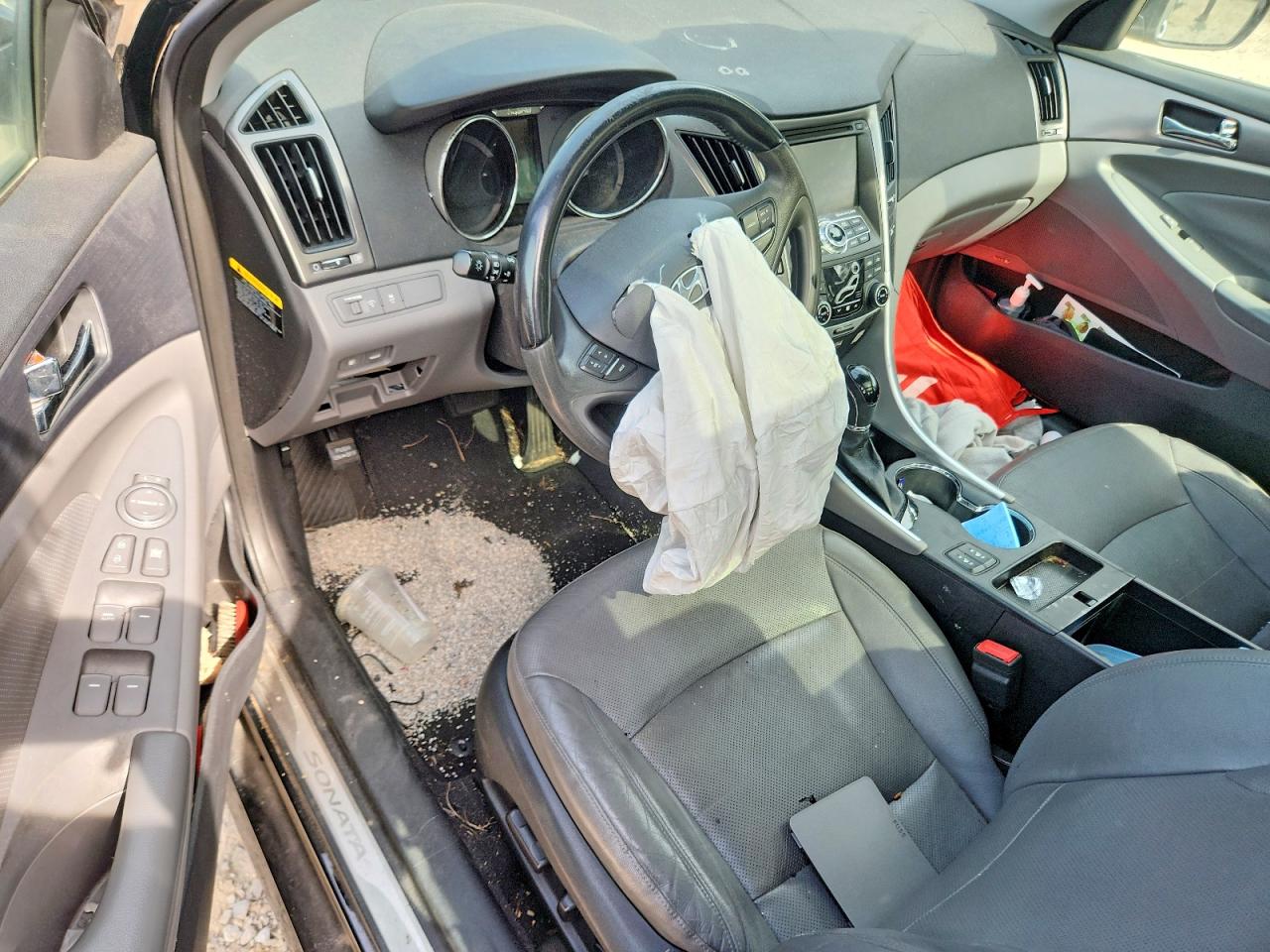 2012 Hyundai Sonata Hybrid Black vin: KMHEC4A4XCA043857