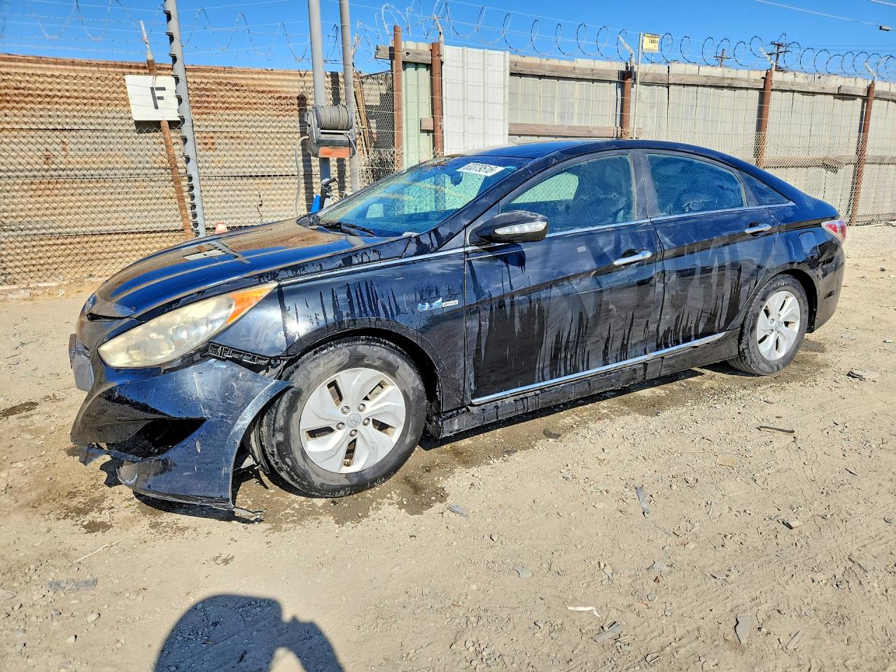 2013 Hyundai Sonata Hybrid Черный vin: KMHEC4A4XDA051250