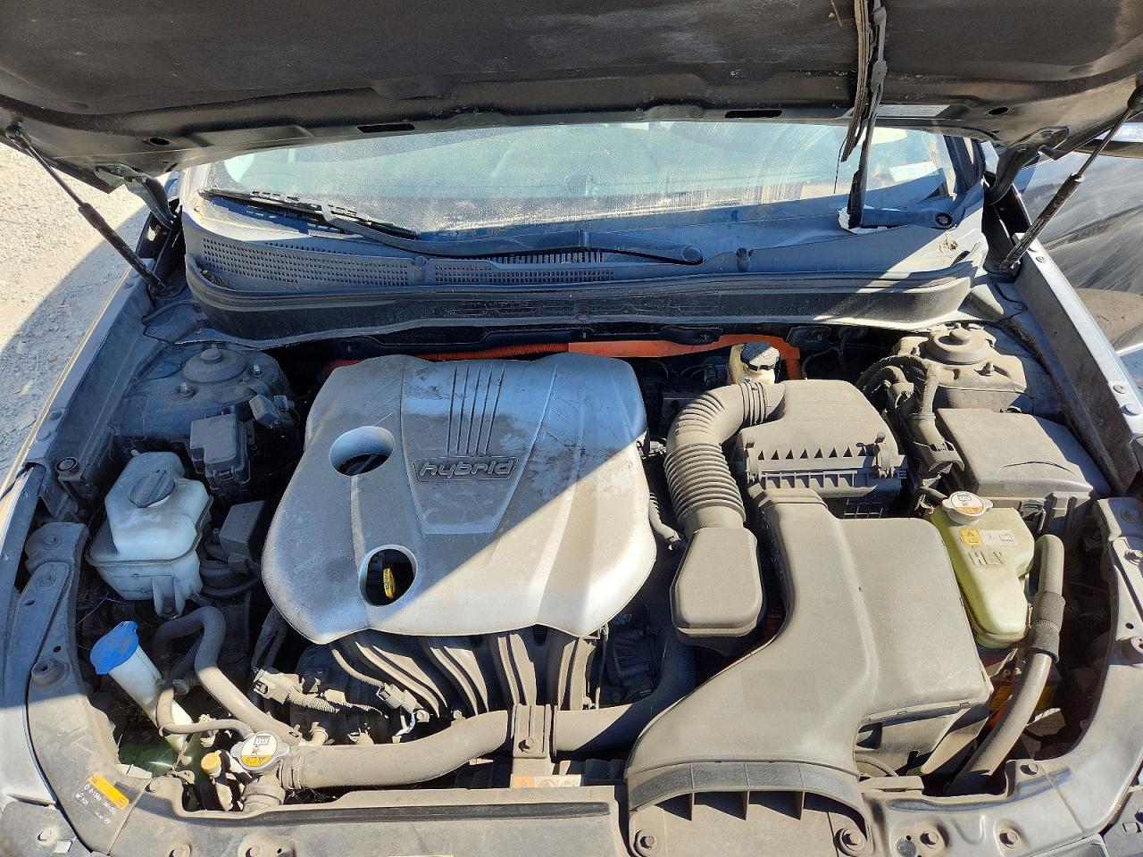 2013 Hyundai Sonata Hybrid Черный vin: KMHEC4A4XDA051250
