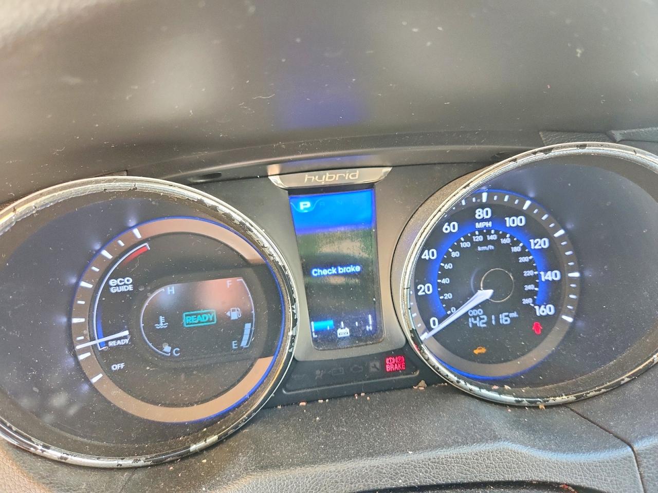 2013 Hyundai Sonata Hybrid Черный vin: KMHEC4A4XDA051250