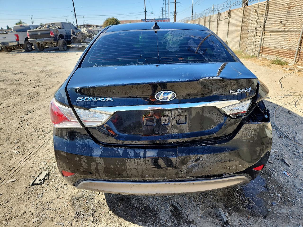 2013 Hyundai Sonata Hybrid Черный vin: KMHEC4A4XDA051250
