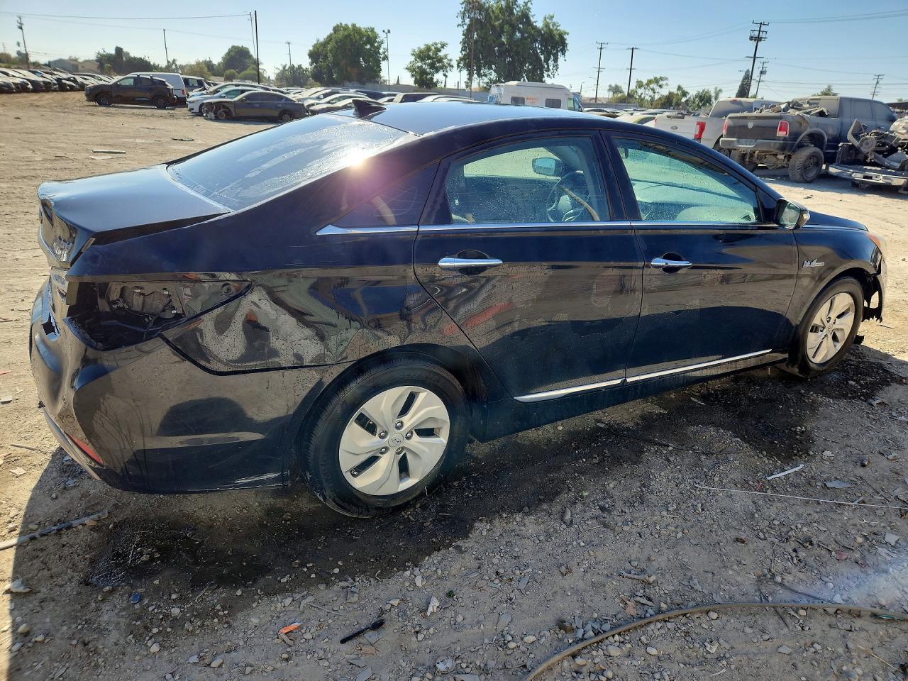 2013 Hyundai Sonata Hybrid Черный vin: KMHEC4A4XDA051250