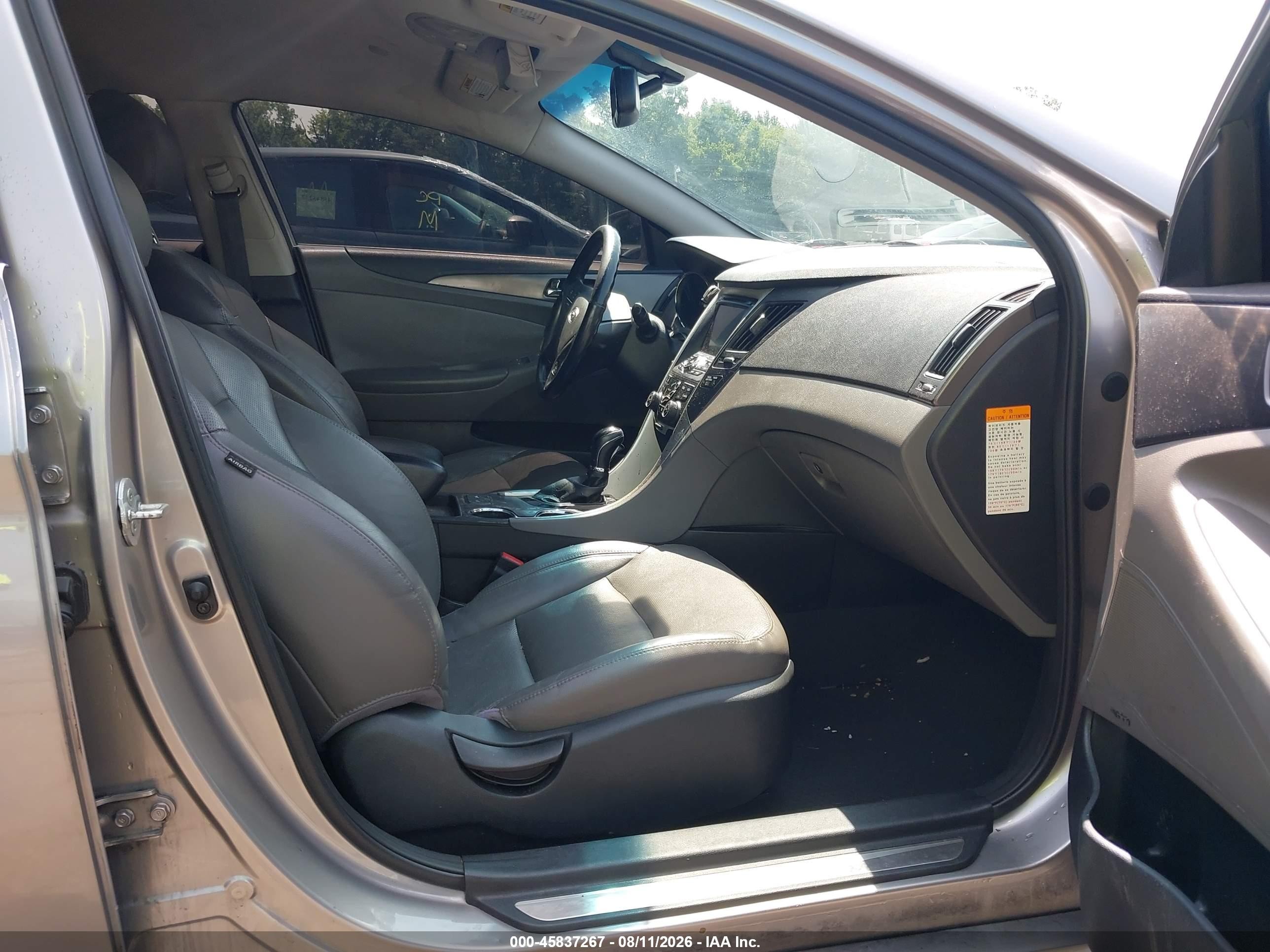 2013 Hyundai Sonata Hybrid Limited Gray vin: KMHEC4A4XDA084541