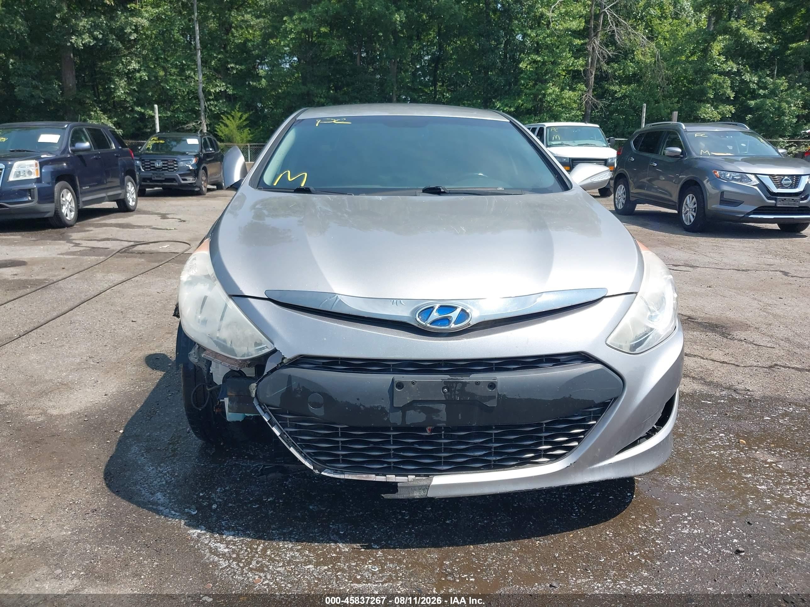2013 Hyundai Sonata Hybrid Limited Gray vin: KMHEC4A4XDA084541