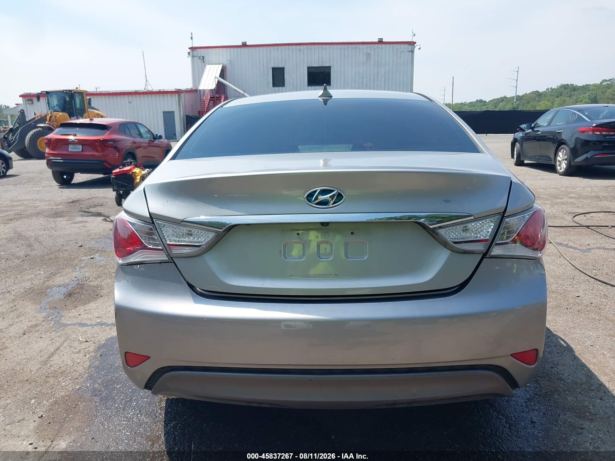 2013 Hyundai Sonata Hybrid Limited Gray vin: KMHEC4A4XDA084541