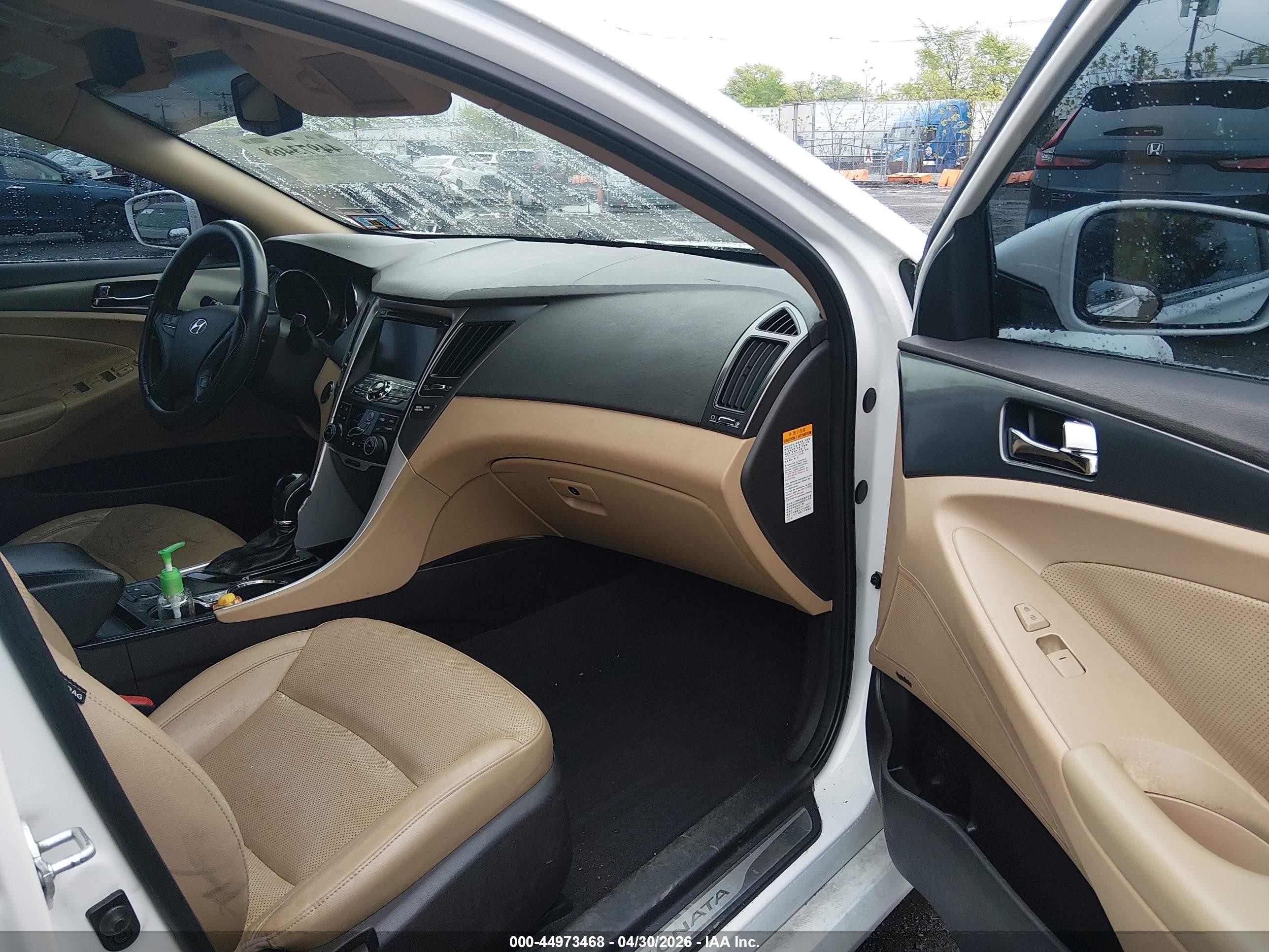2013 Hyundai Sonata Hybrid Limited Белый vin: KMHEC4A4XDA092218