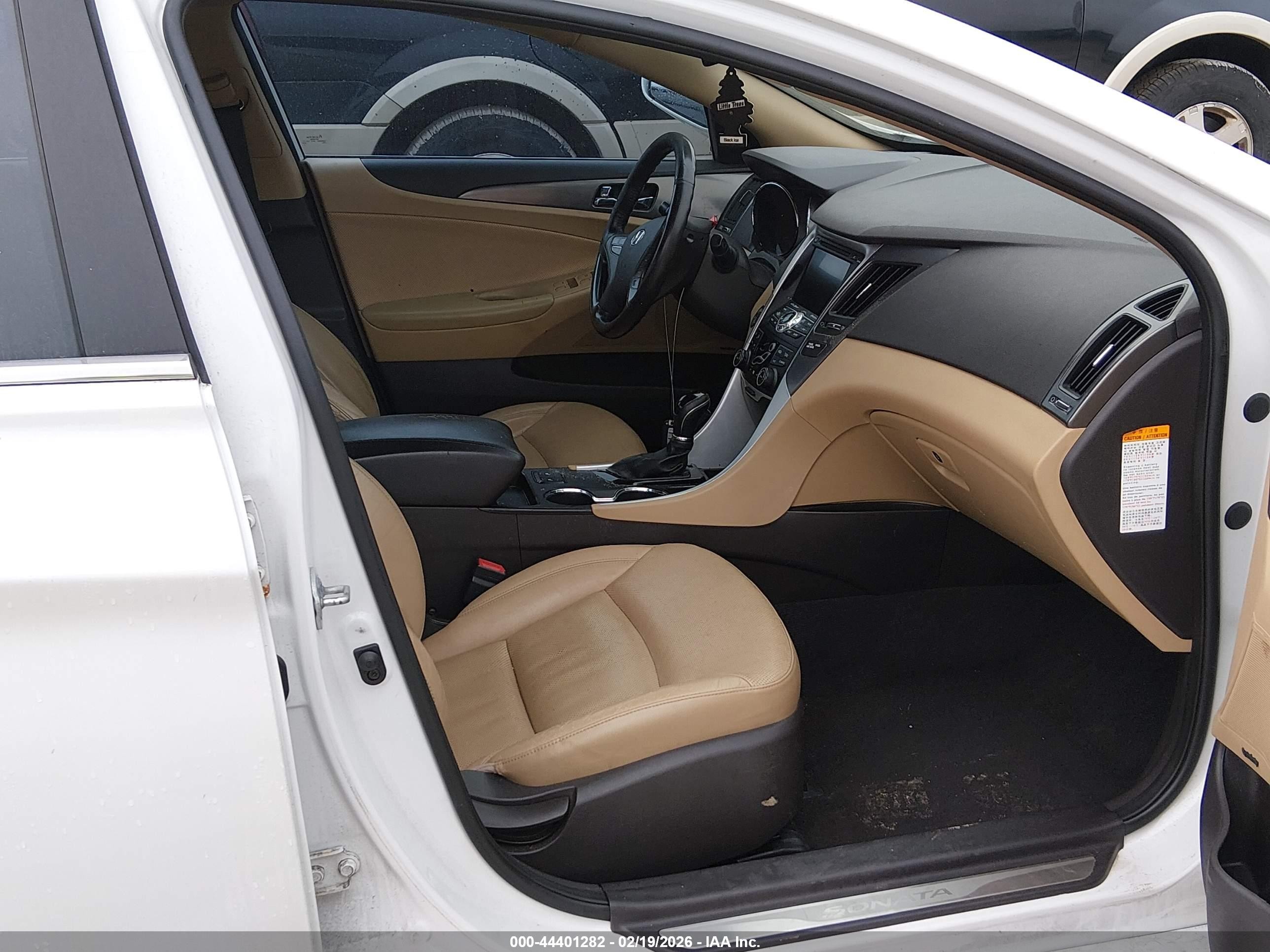2013 Hyundai Sonata Hybrid Limited White vin: KMHEC4A4XDA092655