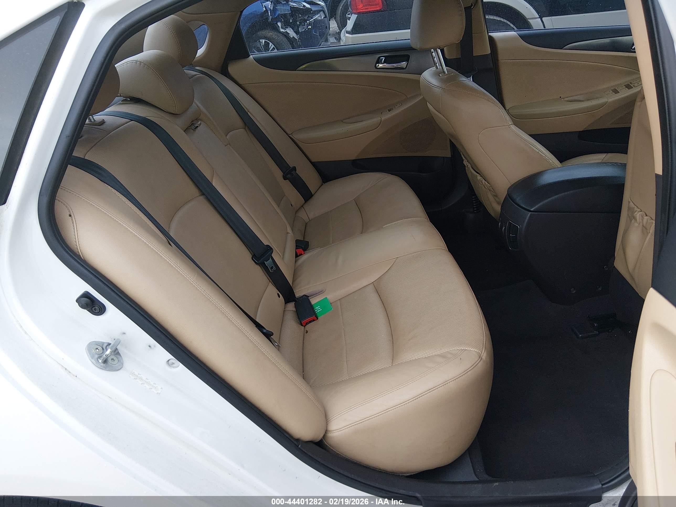 2013 Hyundai Sonata Hybrid Limited White vin: KMHEC4A4XDA092655