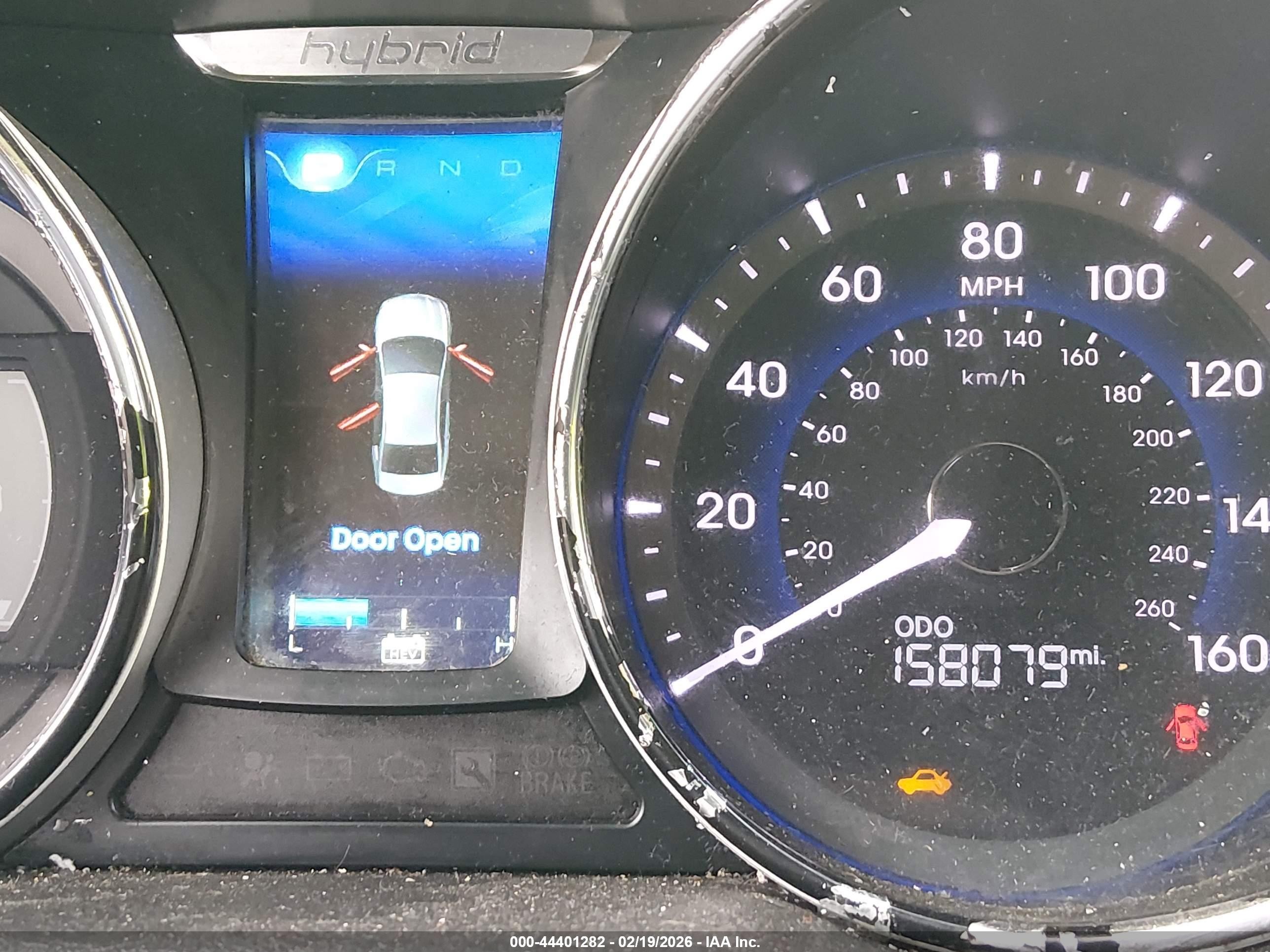 2013 Hyundai Sonata Hybrid Limited White vin: KMHEC4A4XDA092655