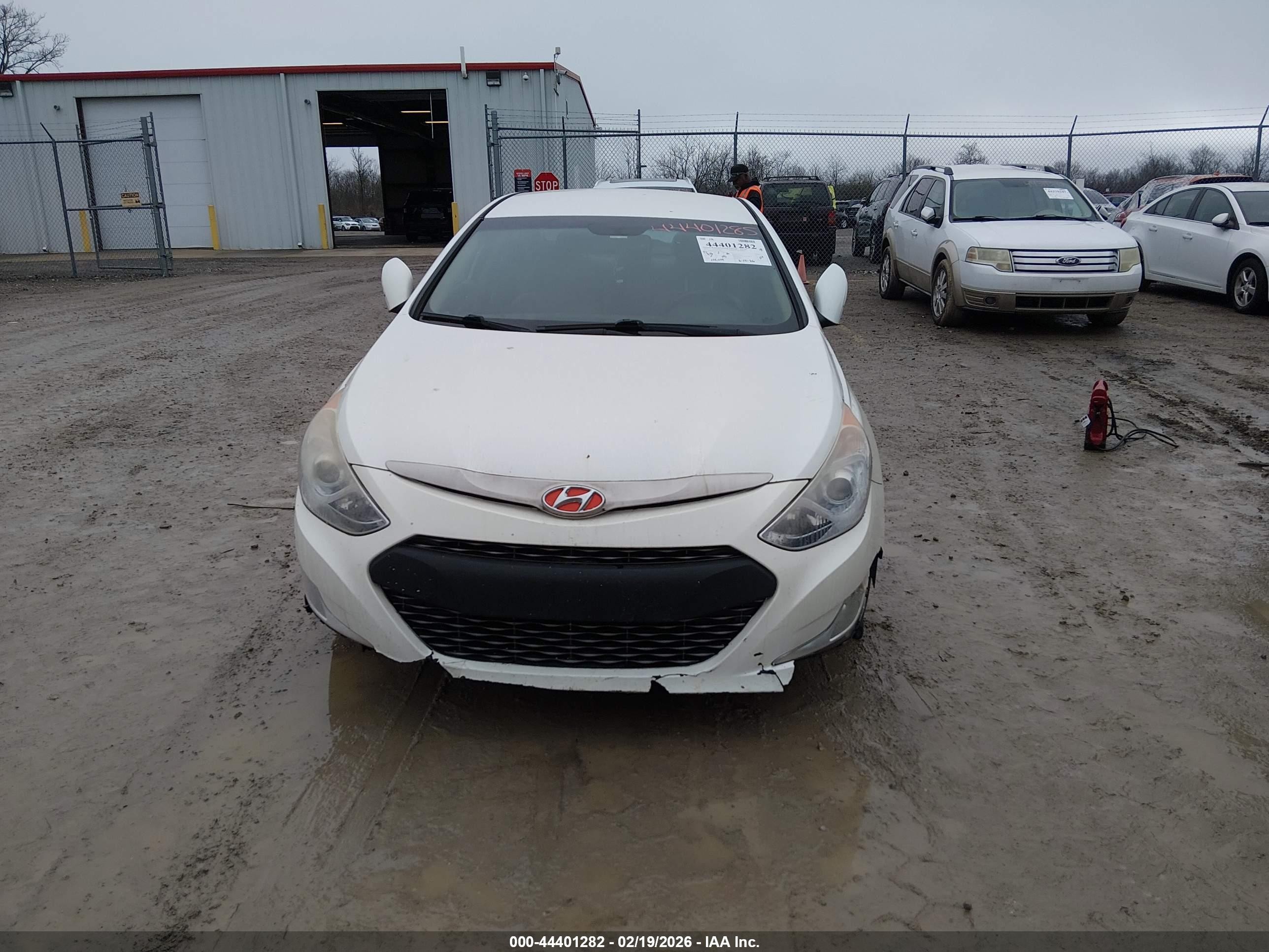 2013 Hyundai Sonata Hybrid Limited White vin: KMHEC4A4XDA092655