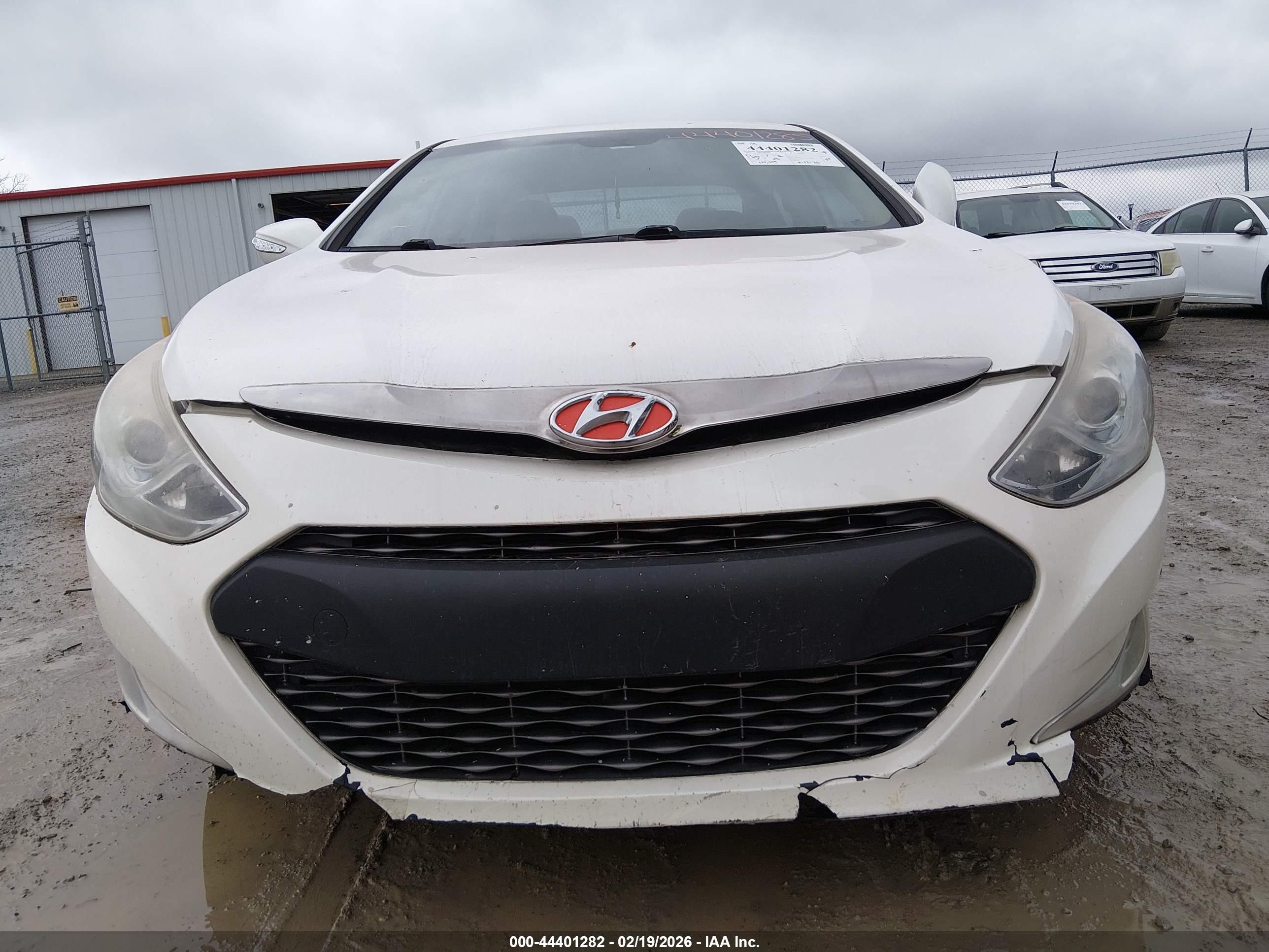2013 Hyundai Sonata Hybrid Limited White vin: KMHEC4A4XDA092655